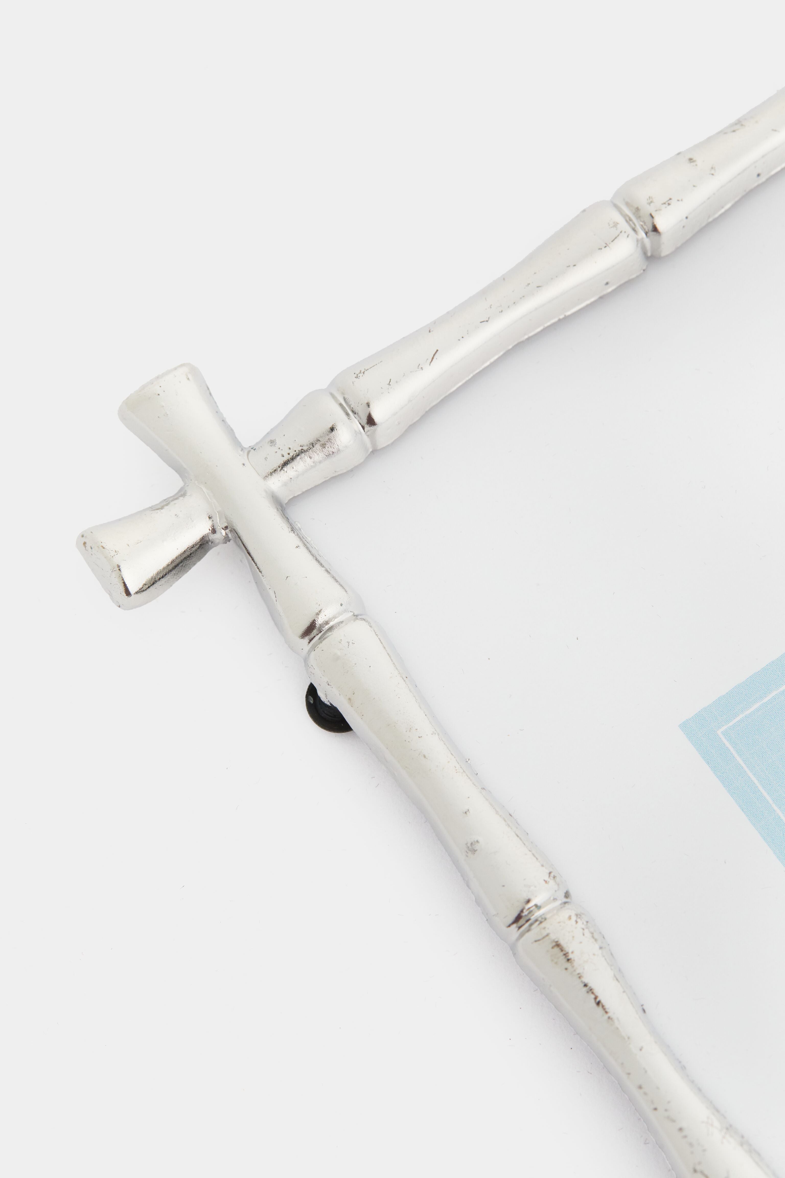 5x7 Bamboo Silver Frame-Get Girly