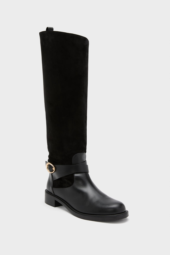Black Benni Riding Boots-Get Girly