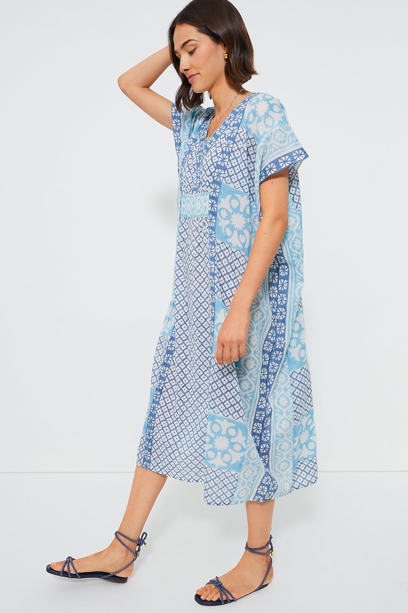 Blue Daughters Caftan-Get Girly