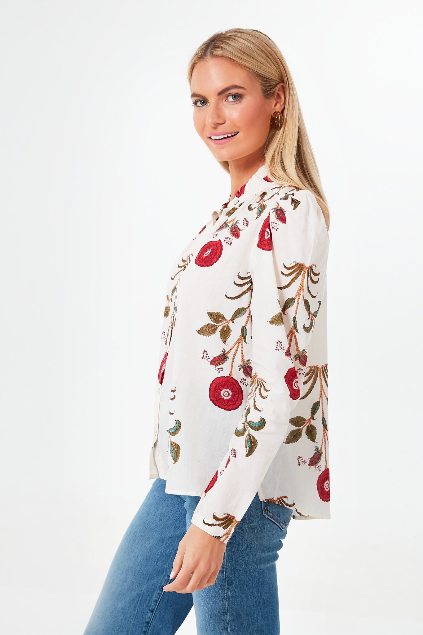 Annabel Cotswold Bloom Shirt-Get Girly