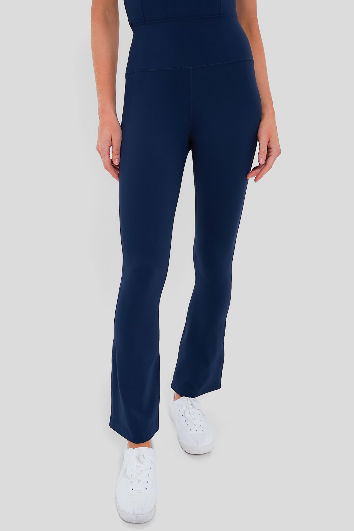 Navy High Rise Compression Millie Yoga Pant-Get Girly
