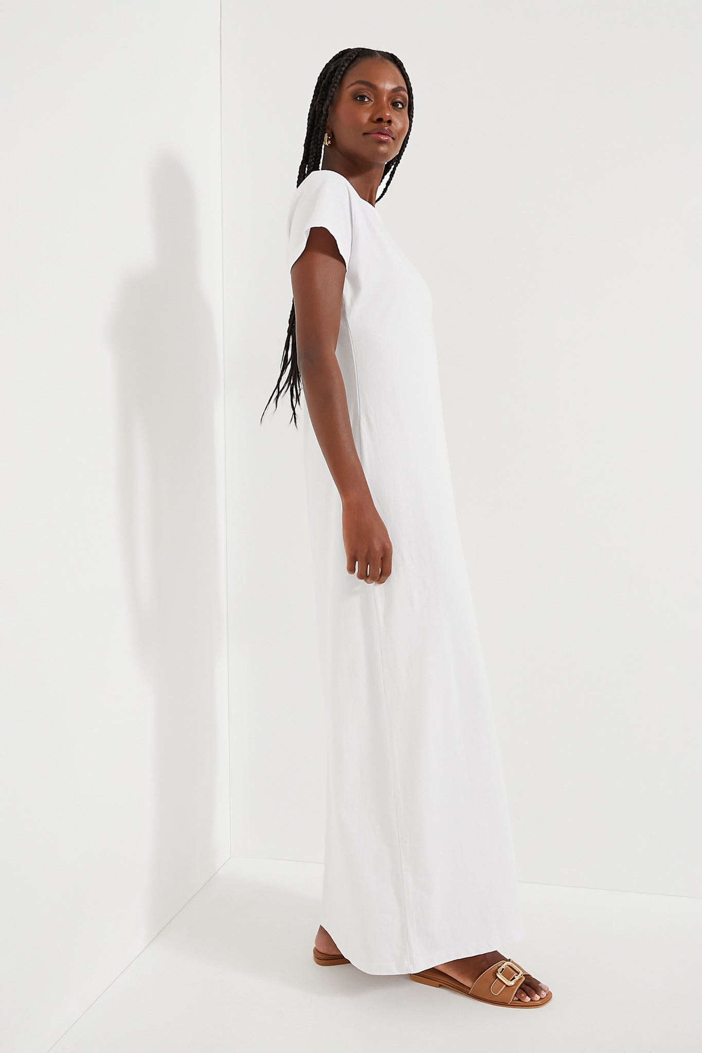White Margo Maxi Dress-Get Girly