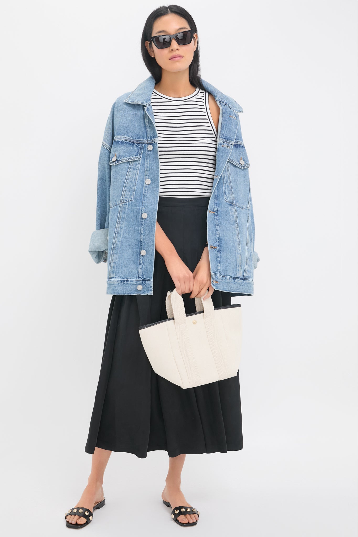 Black Atelier Pleated Maxi Skirt-Get Girly