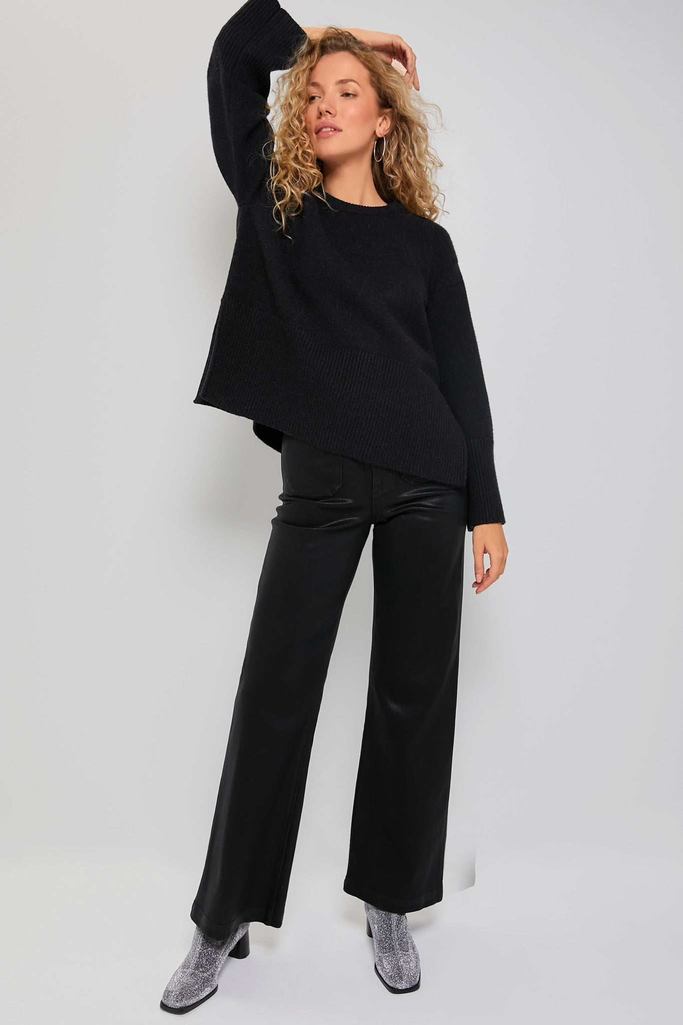 Black Carington Sweater-Get Girly