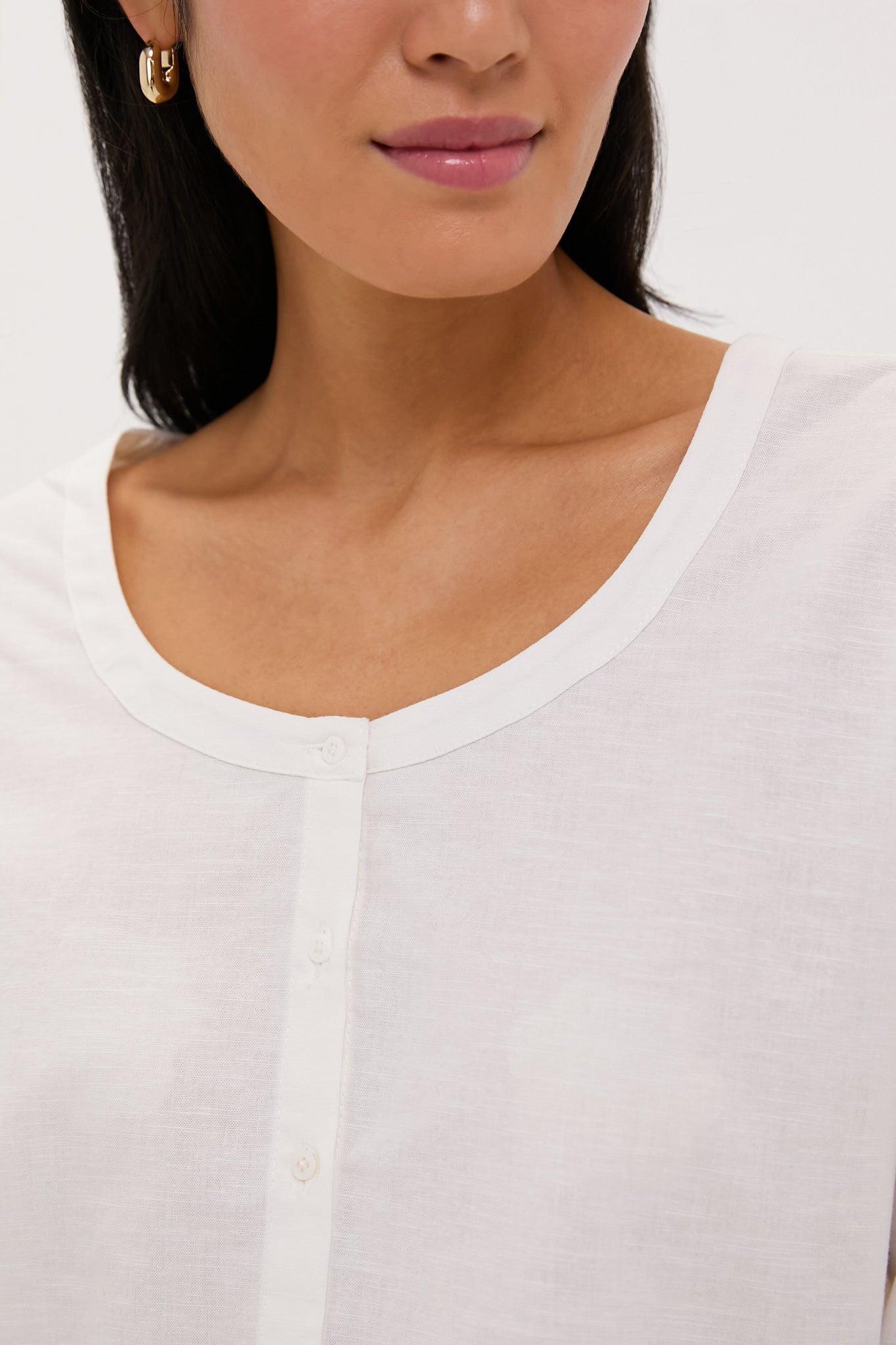 White Linen Kennedi Blouse-Get Girly