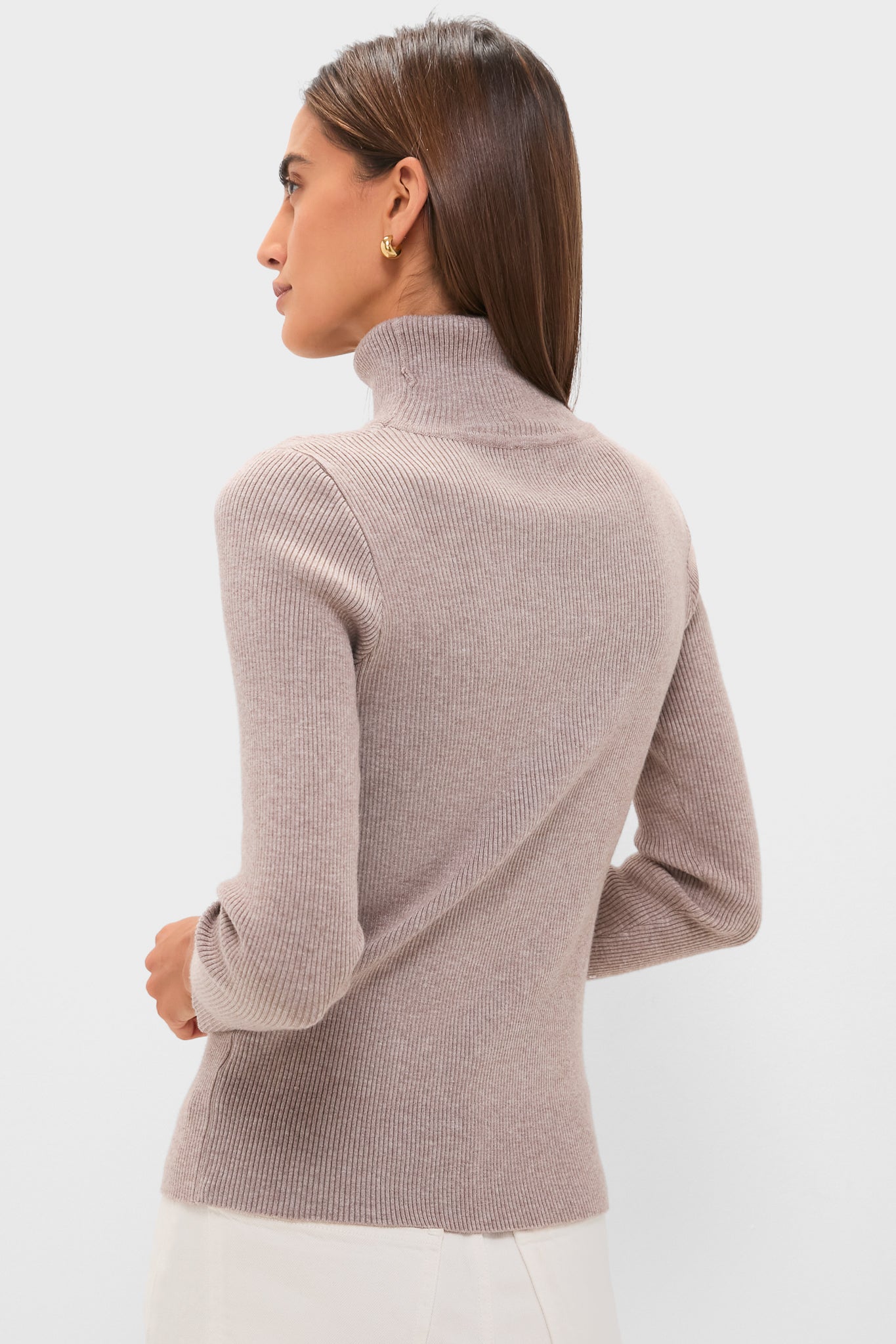 Oat Arlo Ribbed Turtleneck-Get Girly