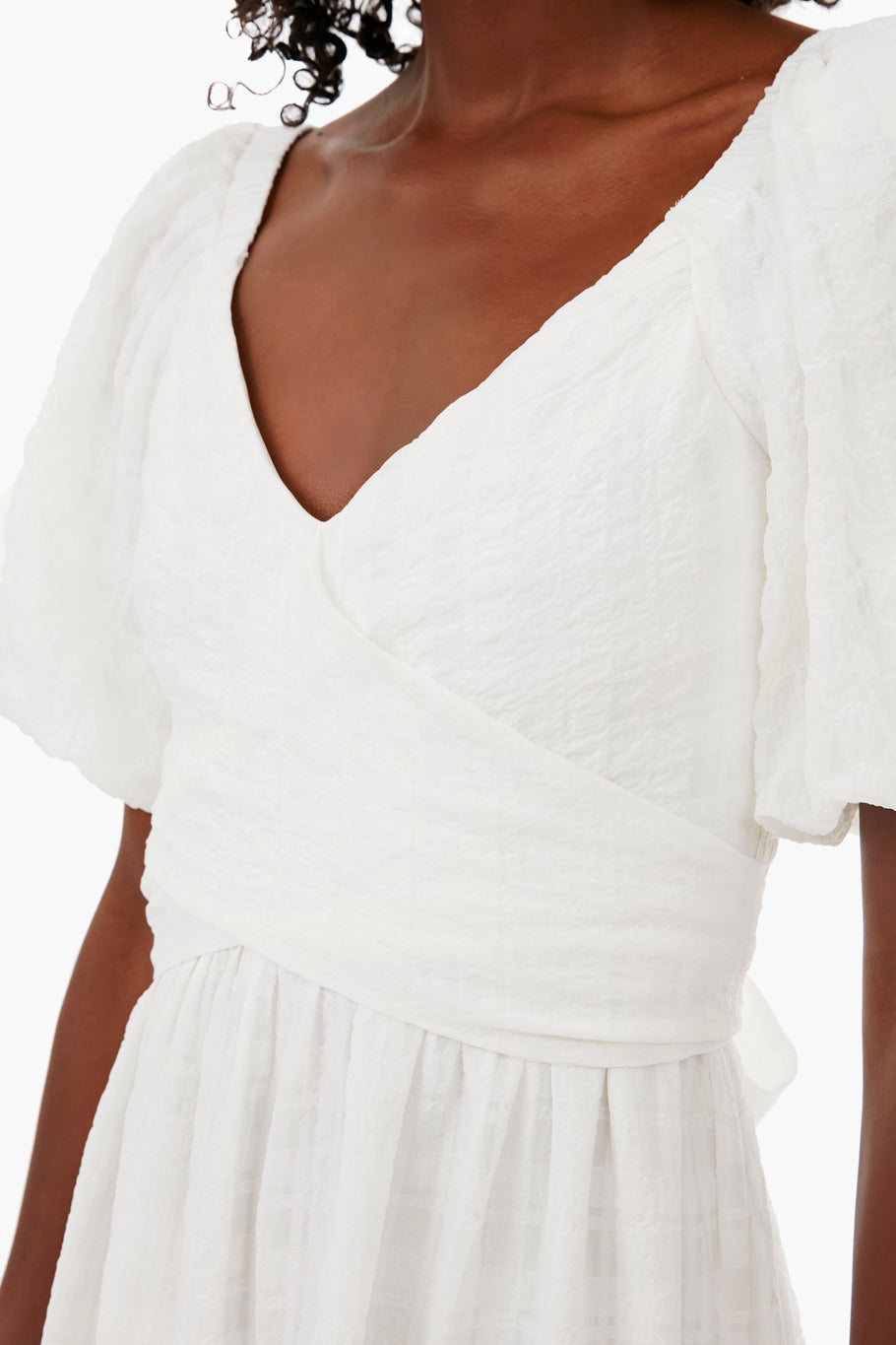 White Sydney Midi Dress-Get Girly