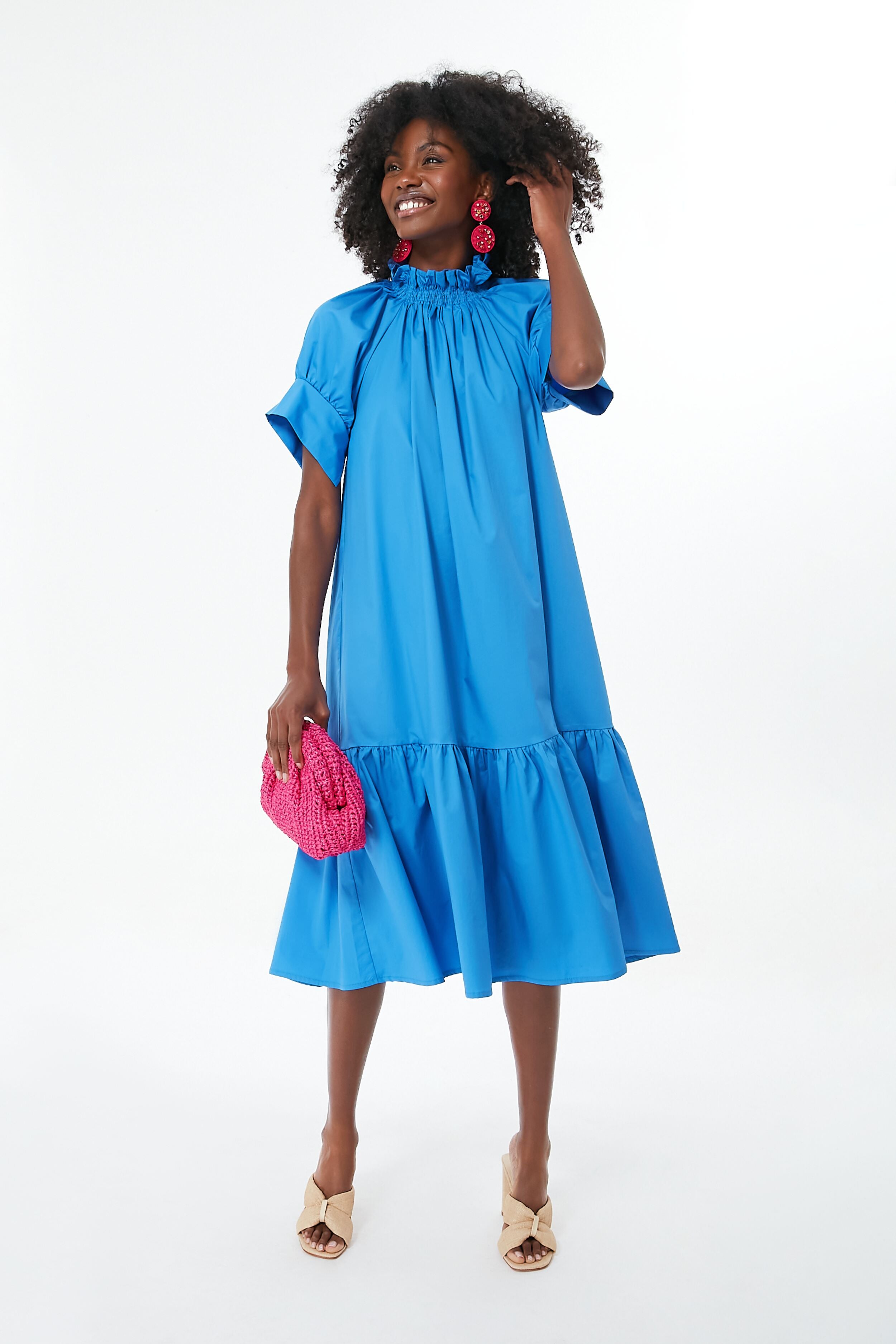 Aqua Blue Paige Dress-Get Girly