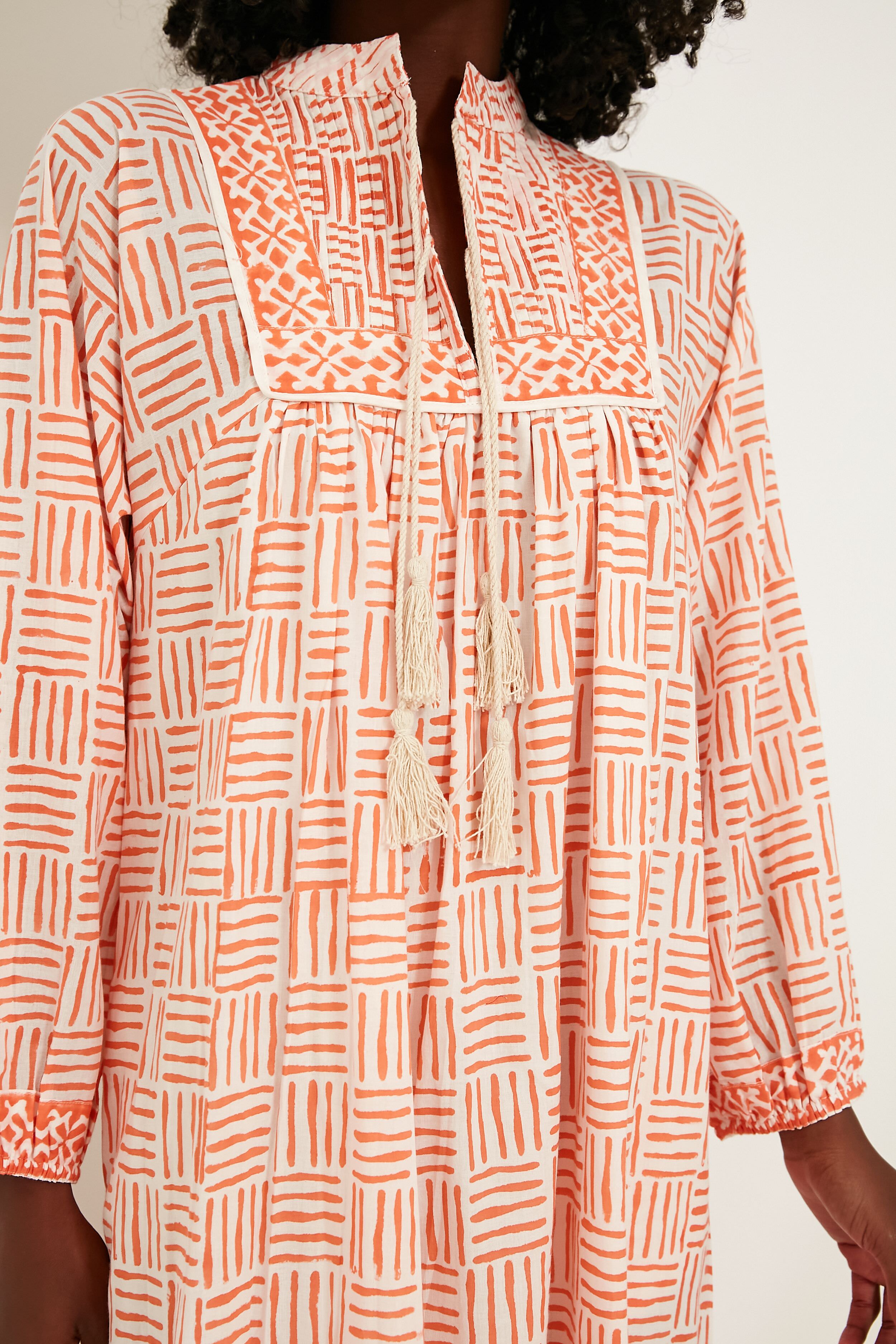 Coral Endless Summer Kaftan-Get Girly