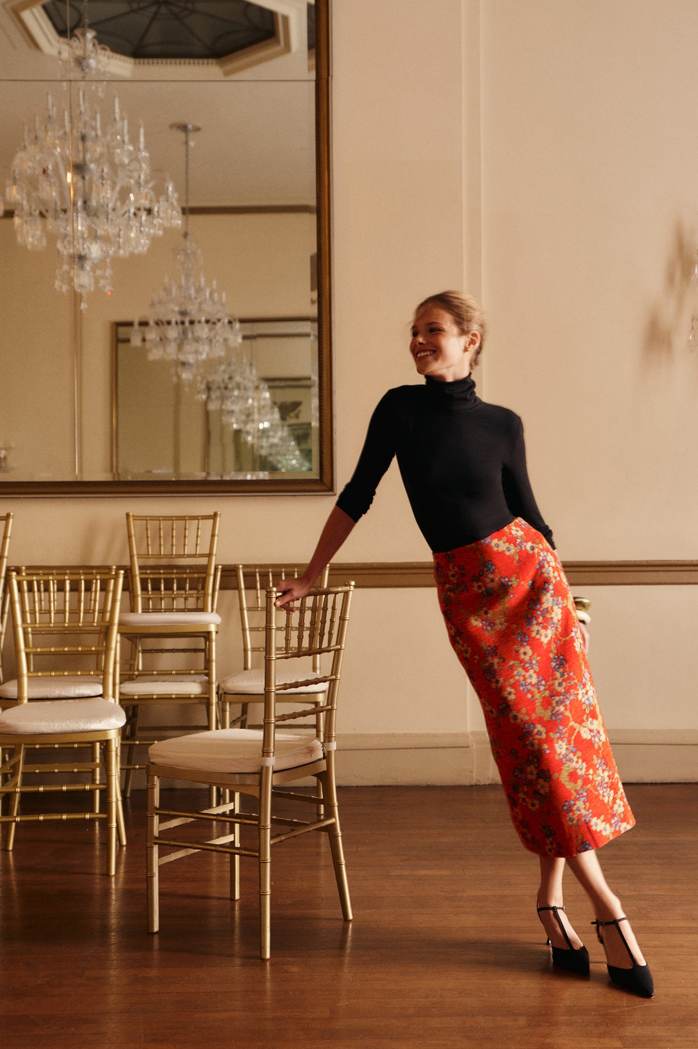 Black Arlo Ribbed Turtleneck-Get Girly