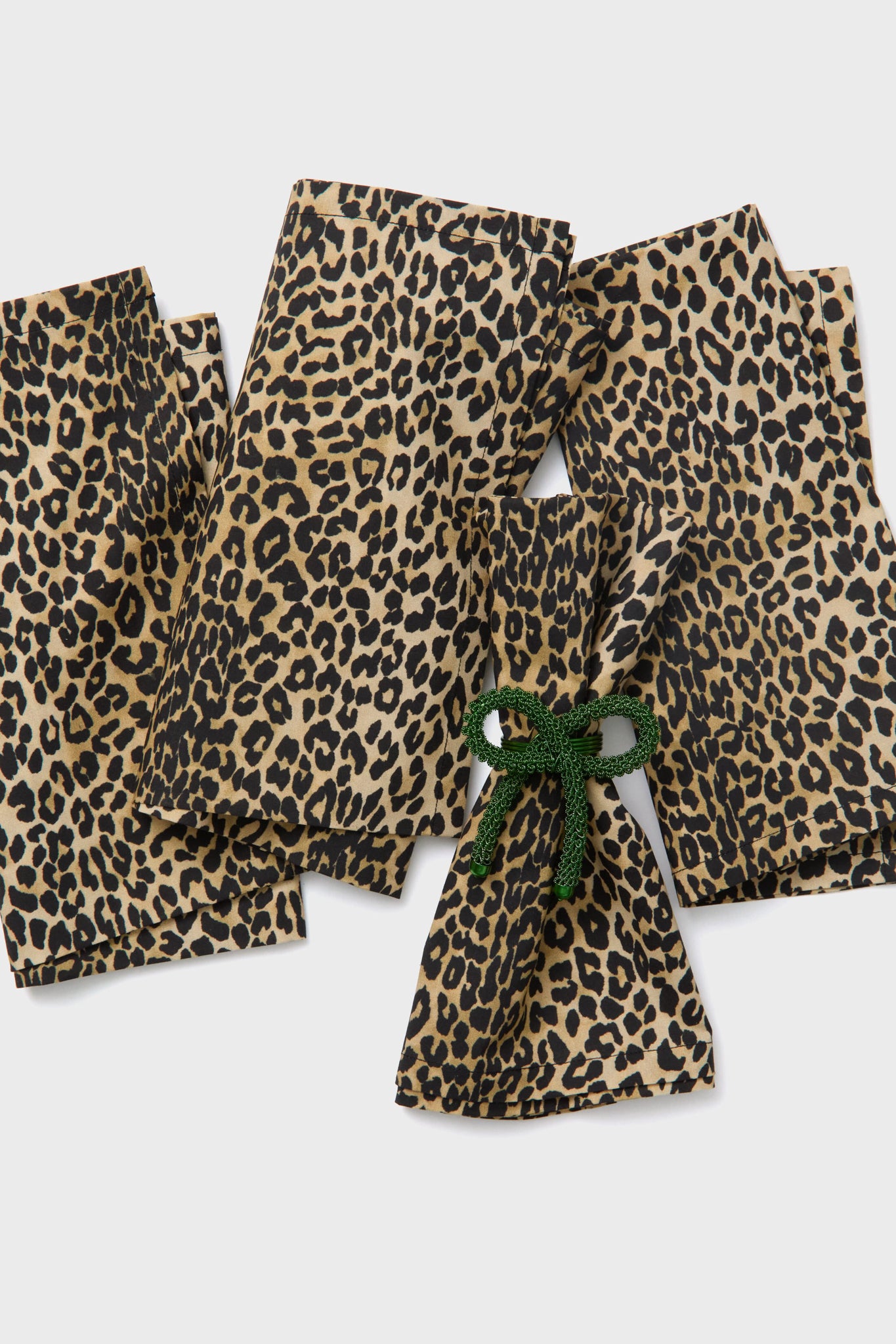 Leopard Printed Napkins Set of 4-Get Girly