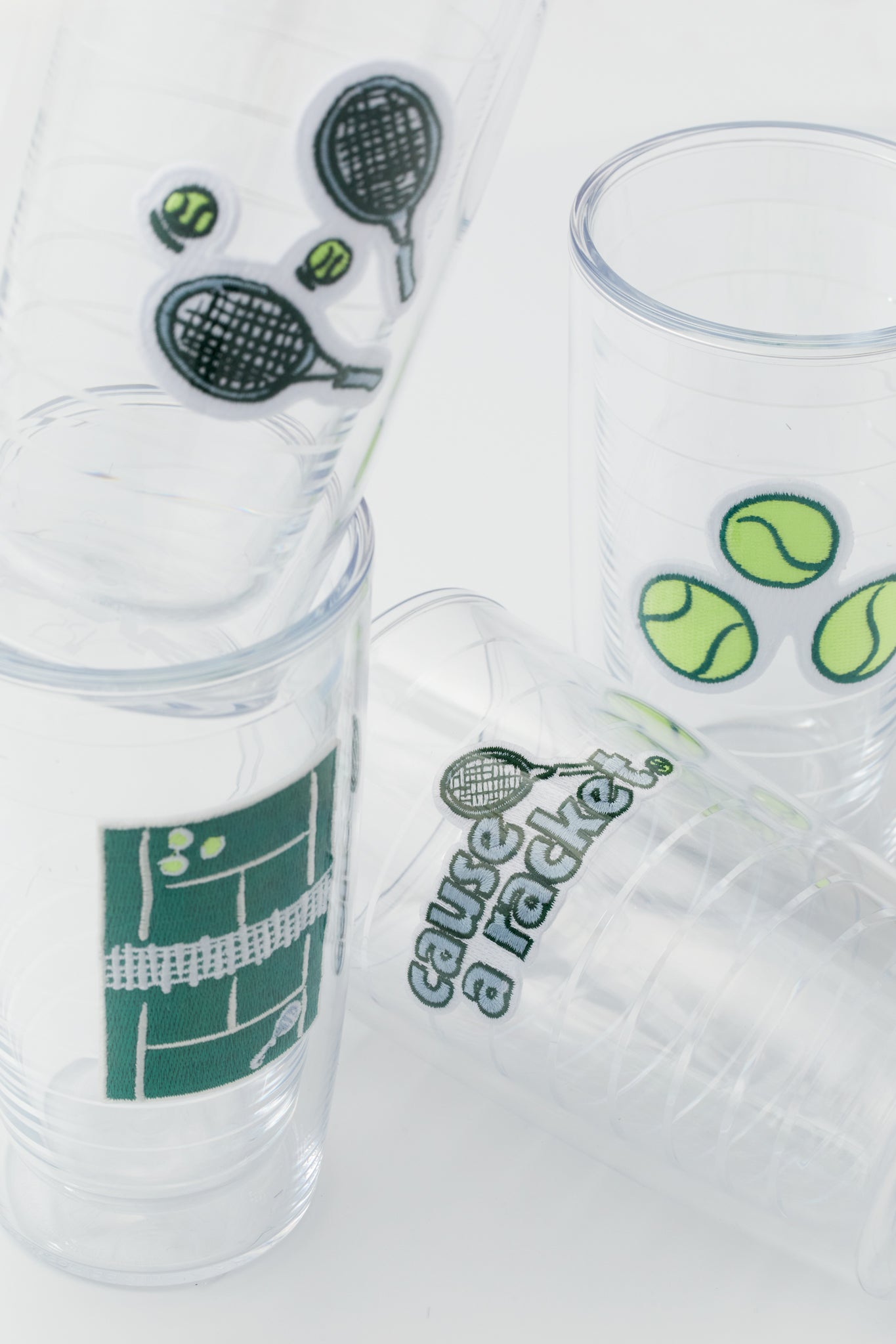 Exclusive Tennis Tumblers-Get Girly