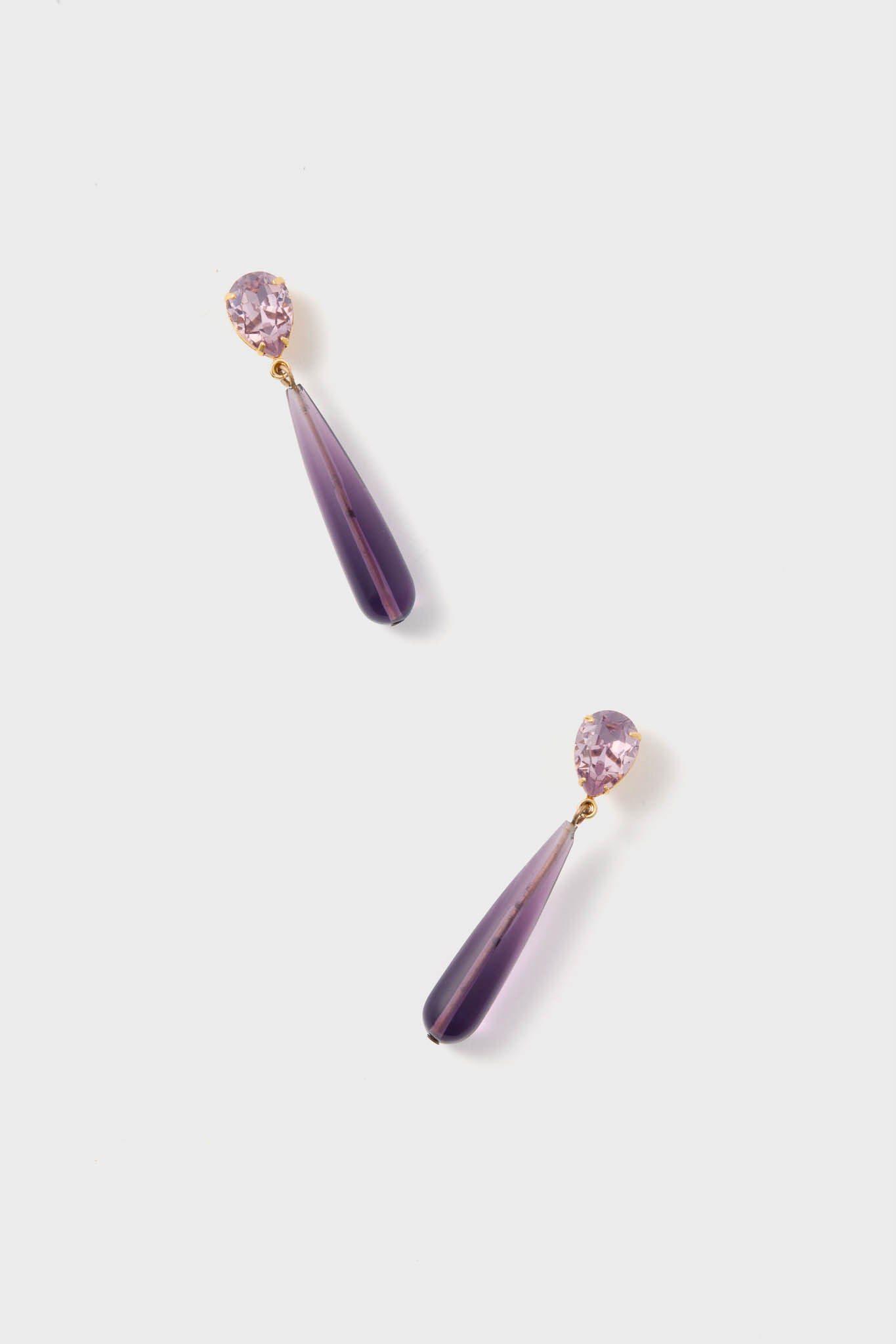 Amethyst Caroline Earrings-Get Girly
