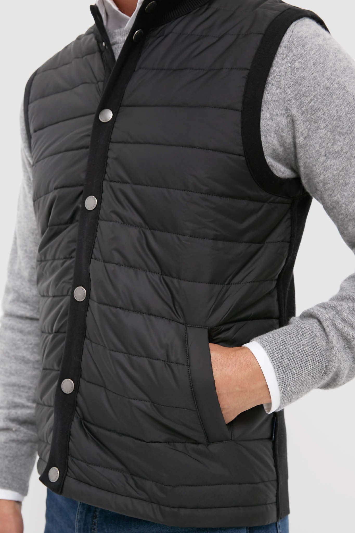 Black Essential Gilet-Get Girly
