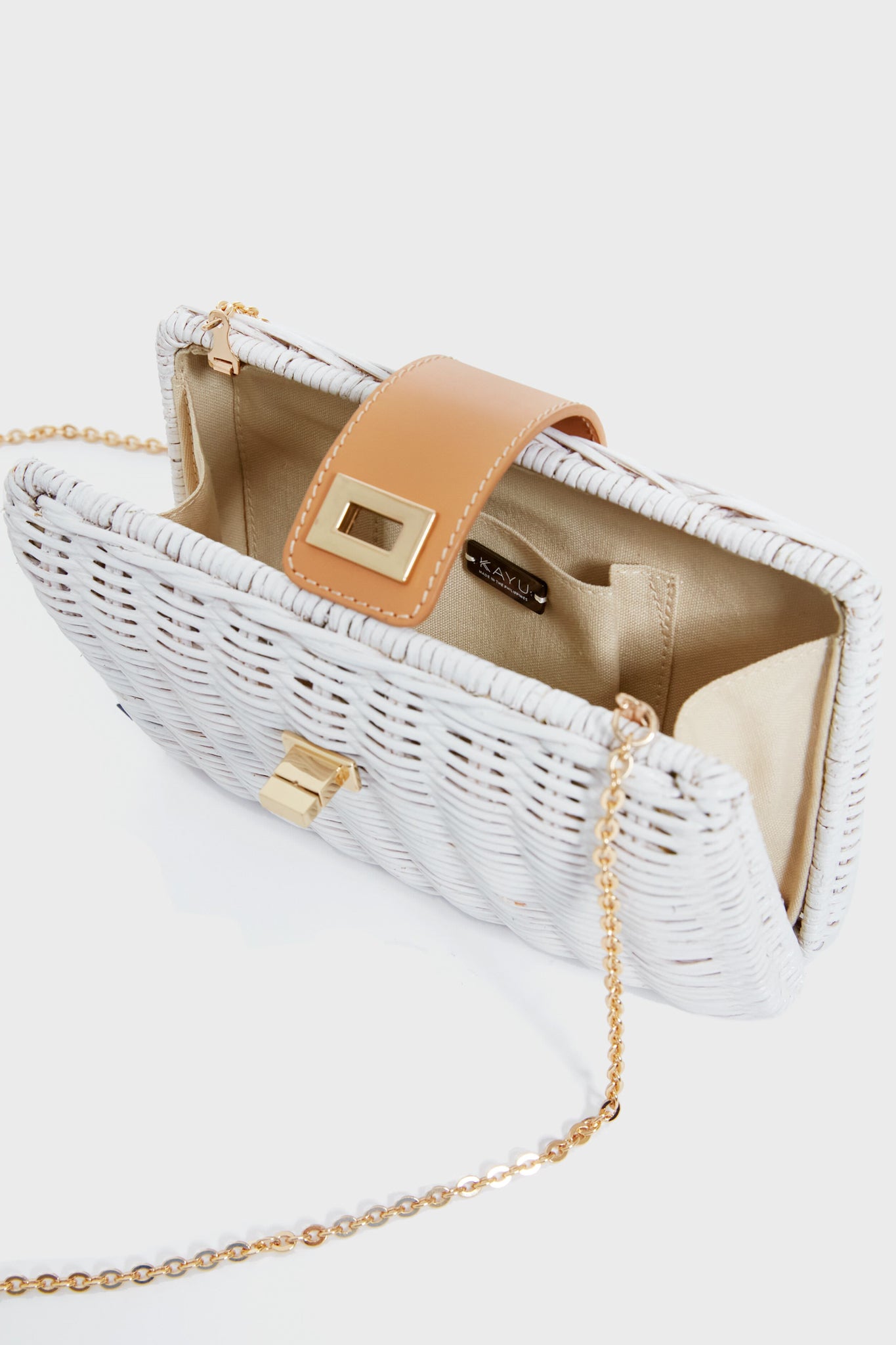 White Lou Clutch-Get Girly