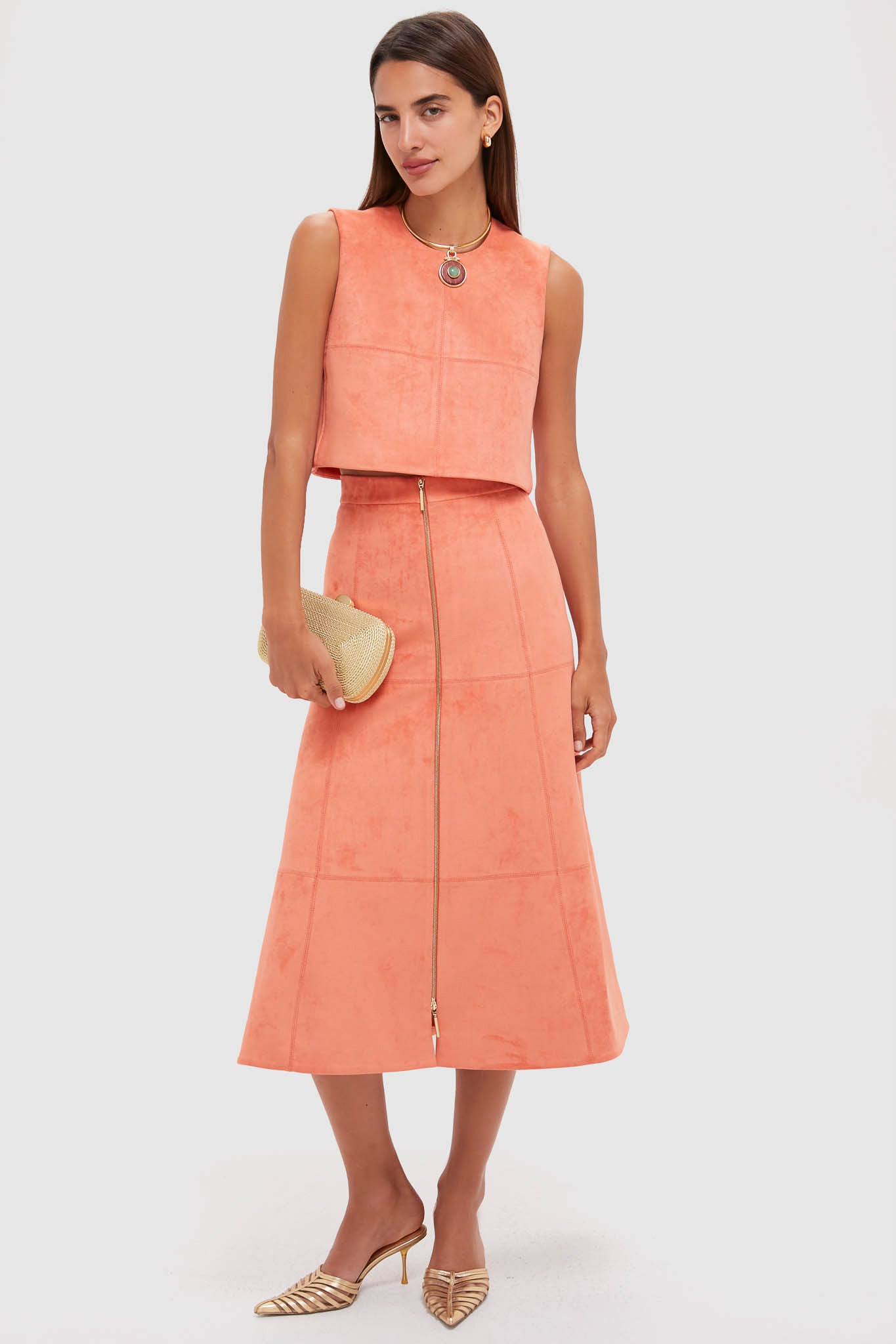 Amber Suede Marni Top-Get Girly