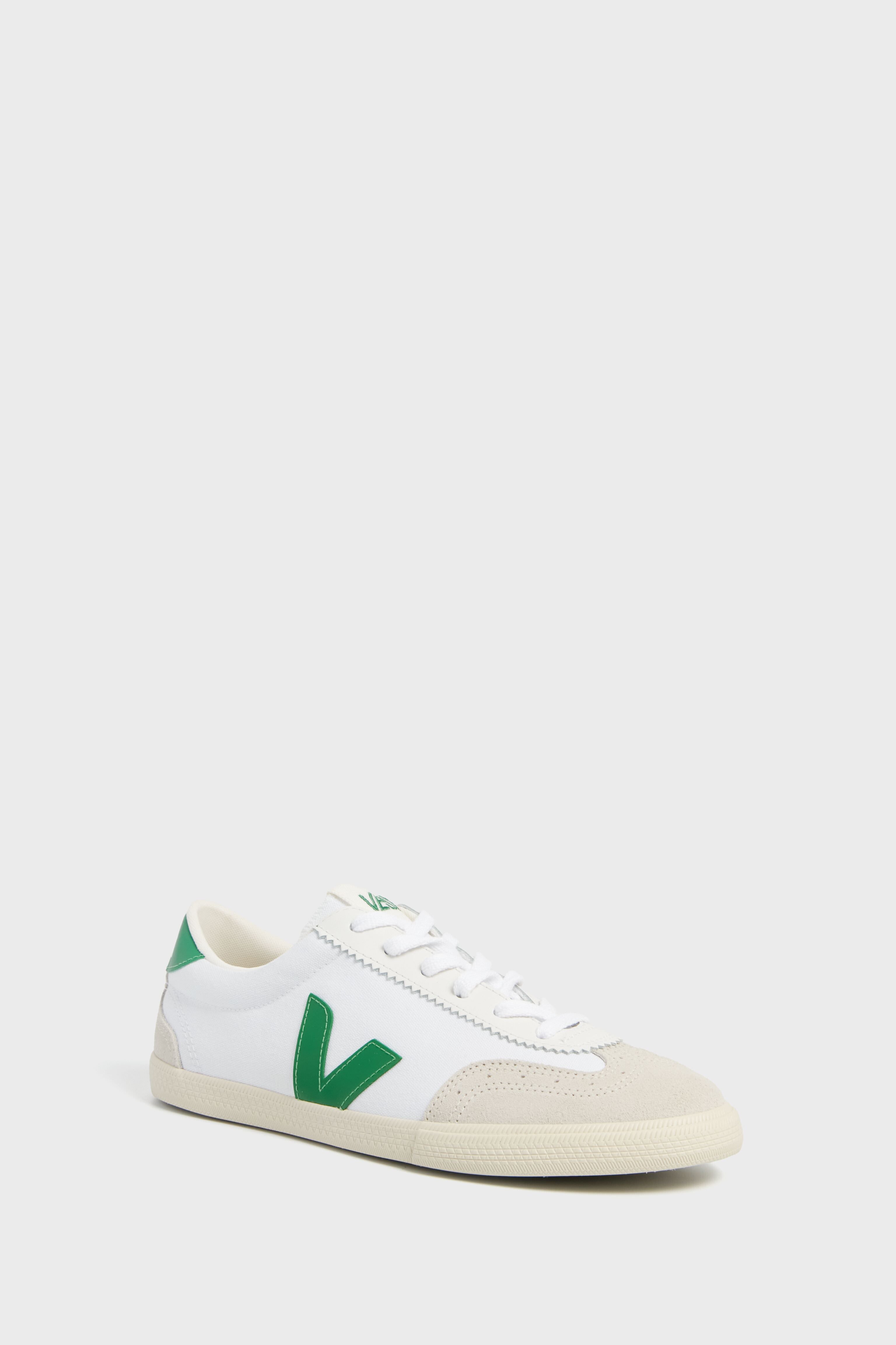 White Emeraude Volley Sneakers-Get Girly