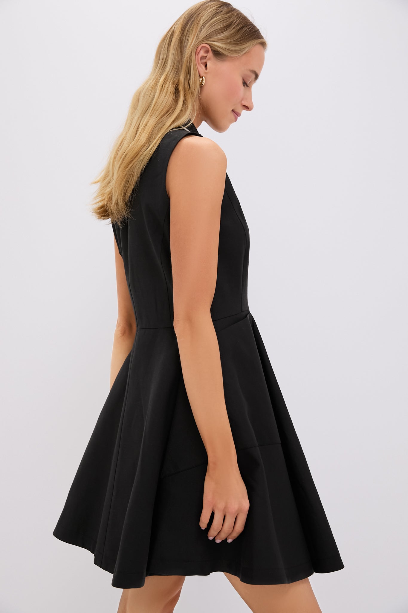 Black Linen Ruby Dress-Get Girly