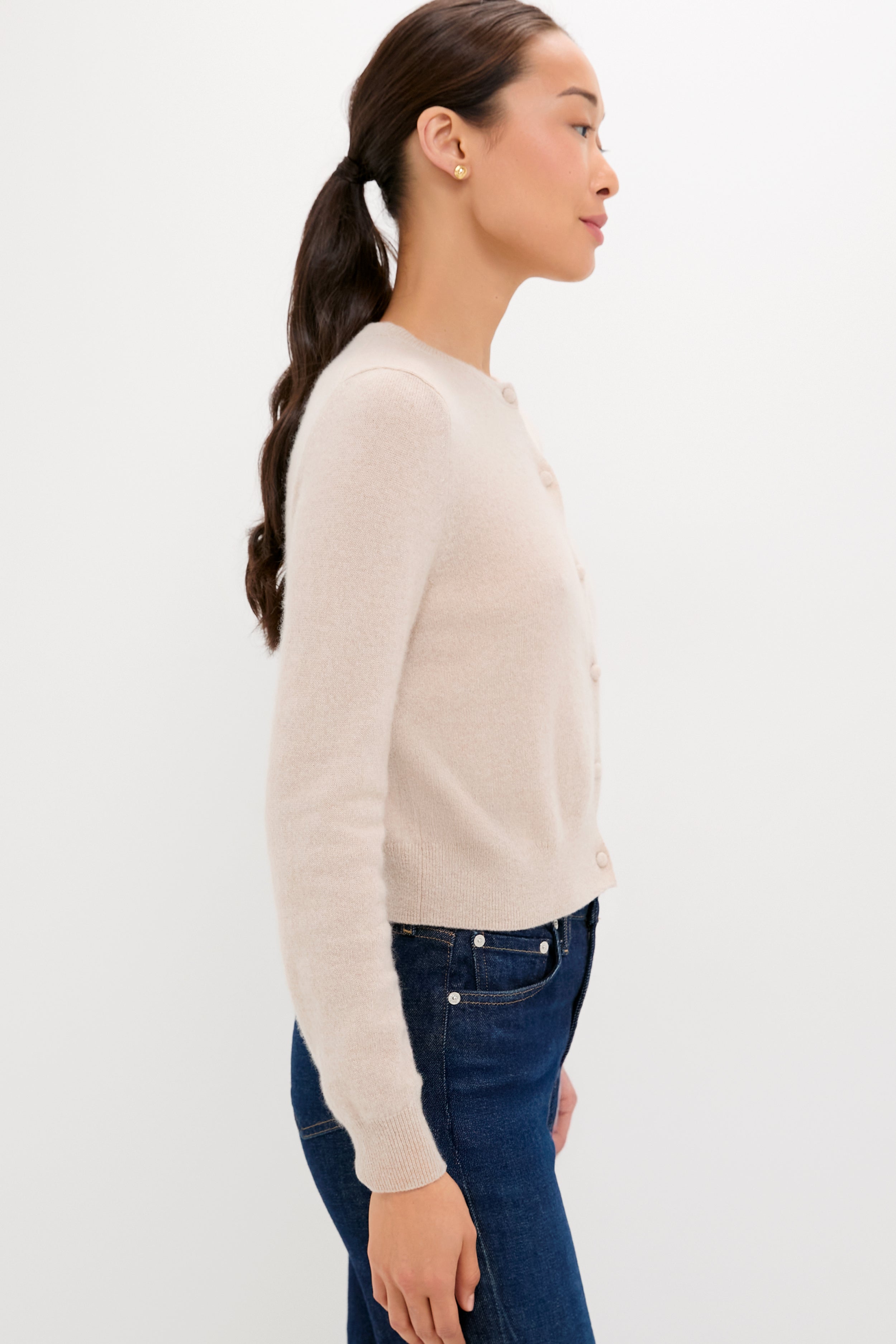 Sandstone Cashmere Riley Cardigan-Get Girly