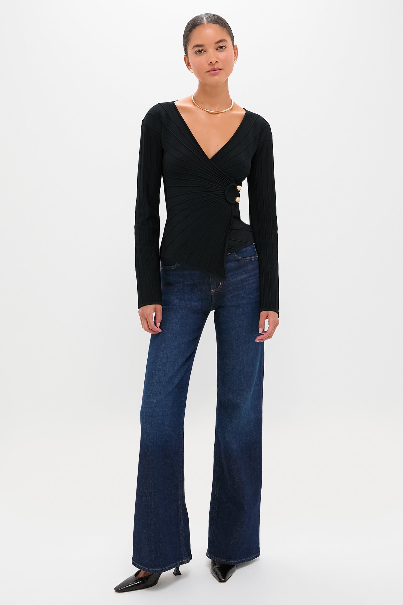 Black Collette Top-Get Girly