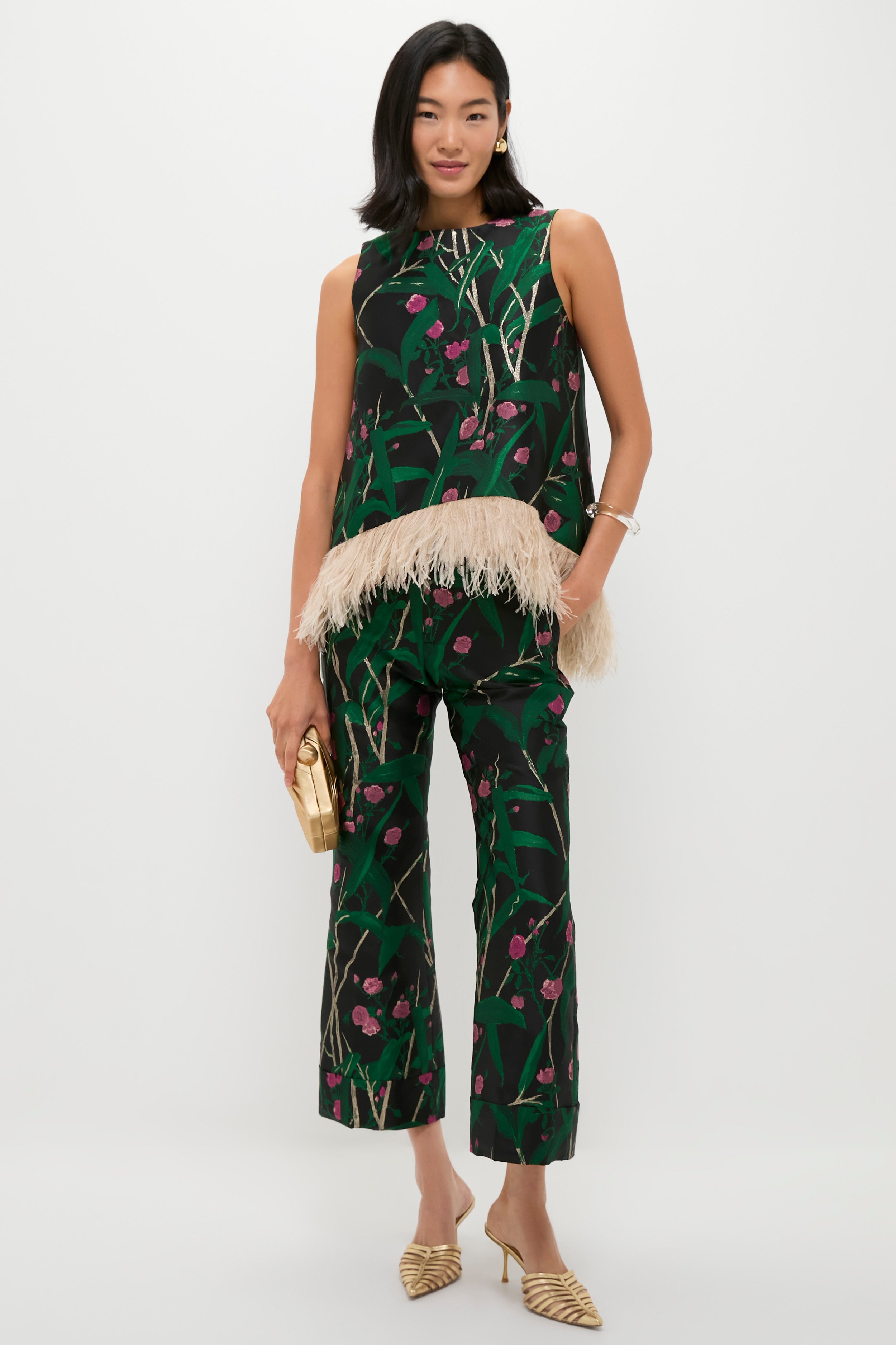 Bamboo Jacquard Hendrix Pants-Get Girly