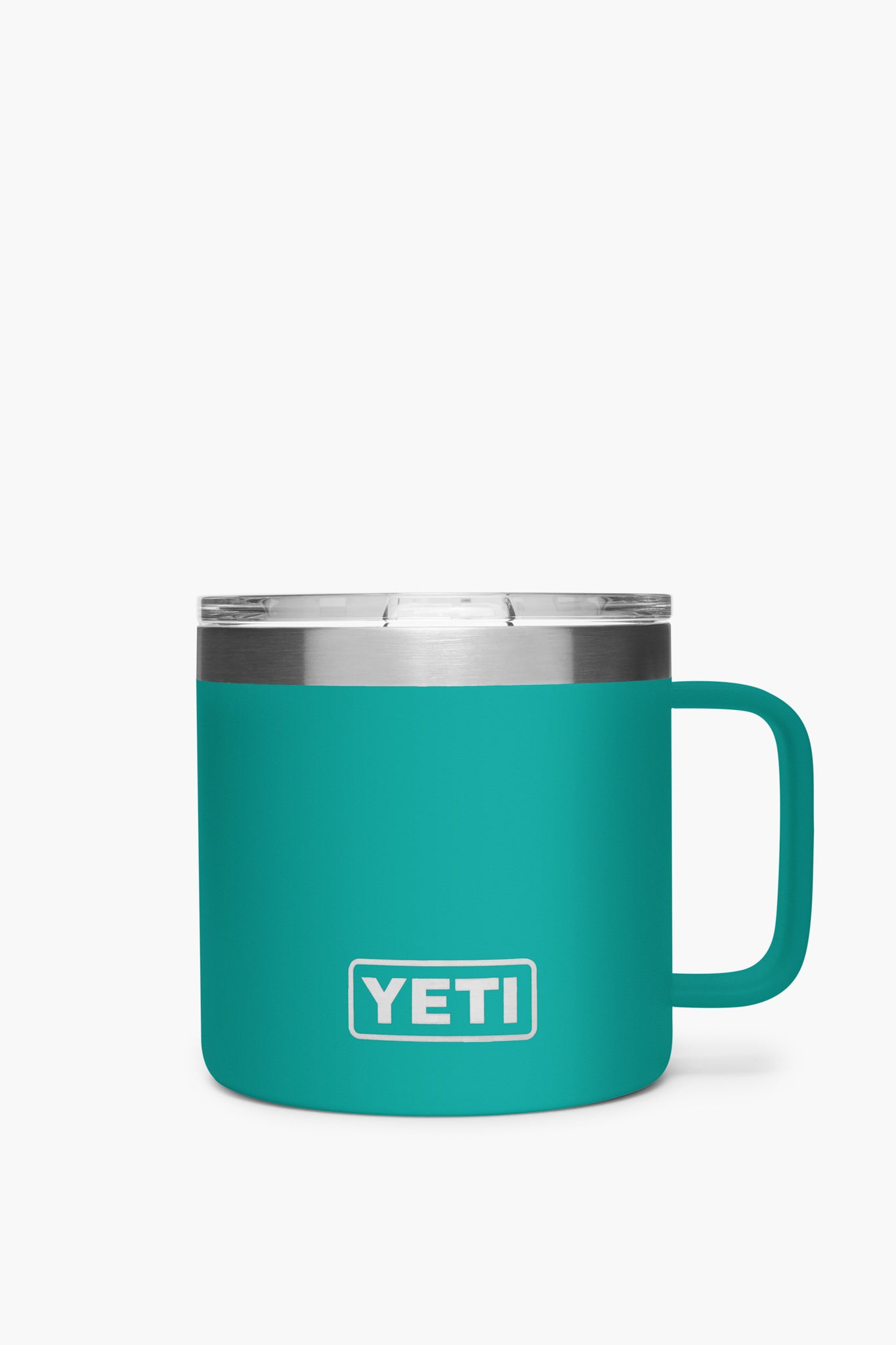 Aquifer Blue Rambler 14oz Mug with MagSlider Lid-Get Girly