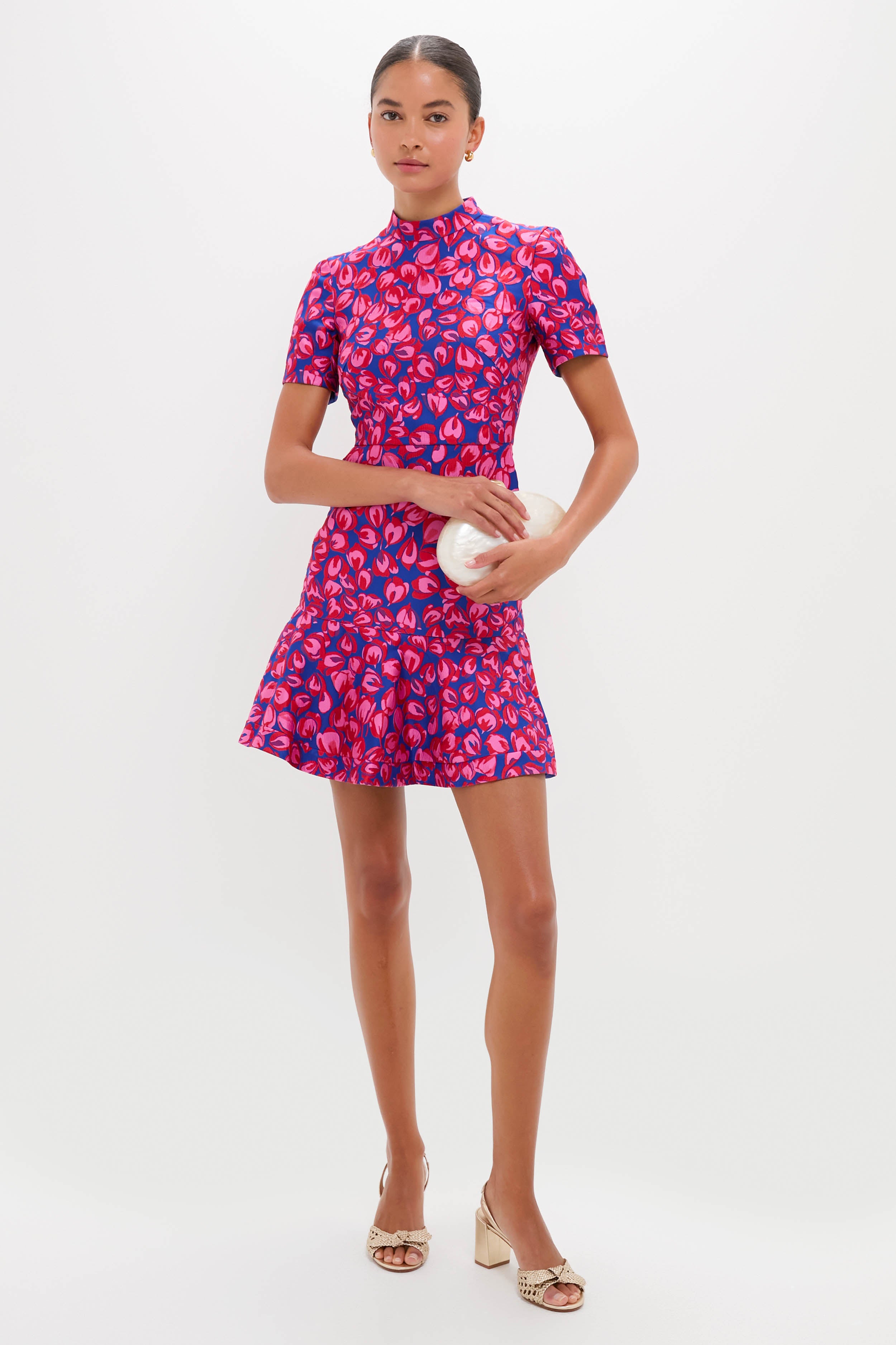 Azure Flamingo Min-C Mini Dress-Get Girly