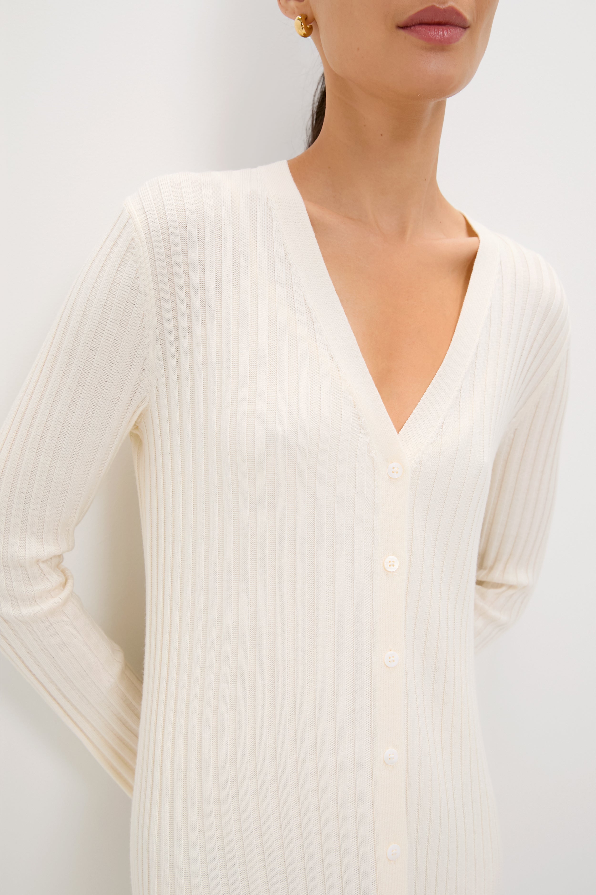 Ivory Callum Sweater Dress-Get Girly
