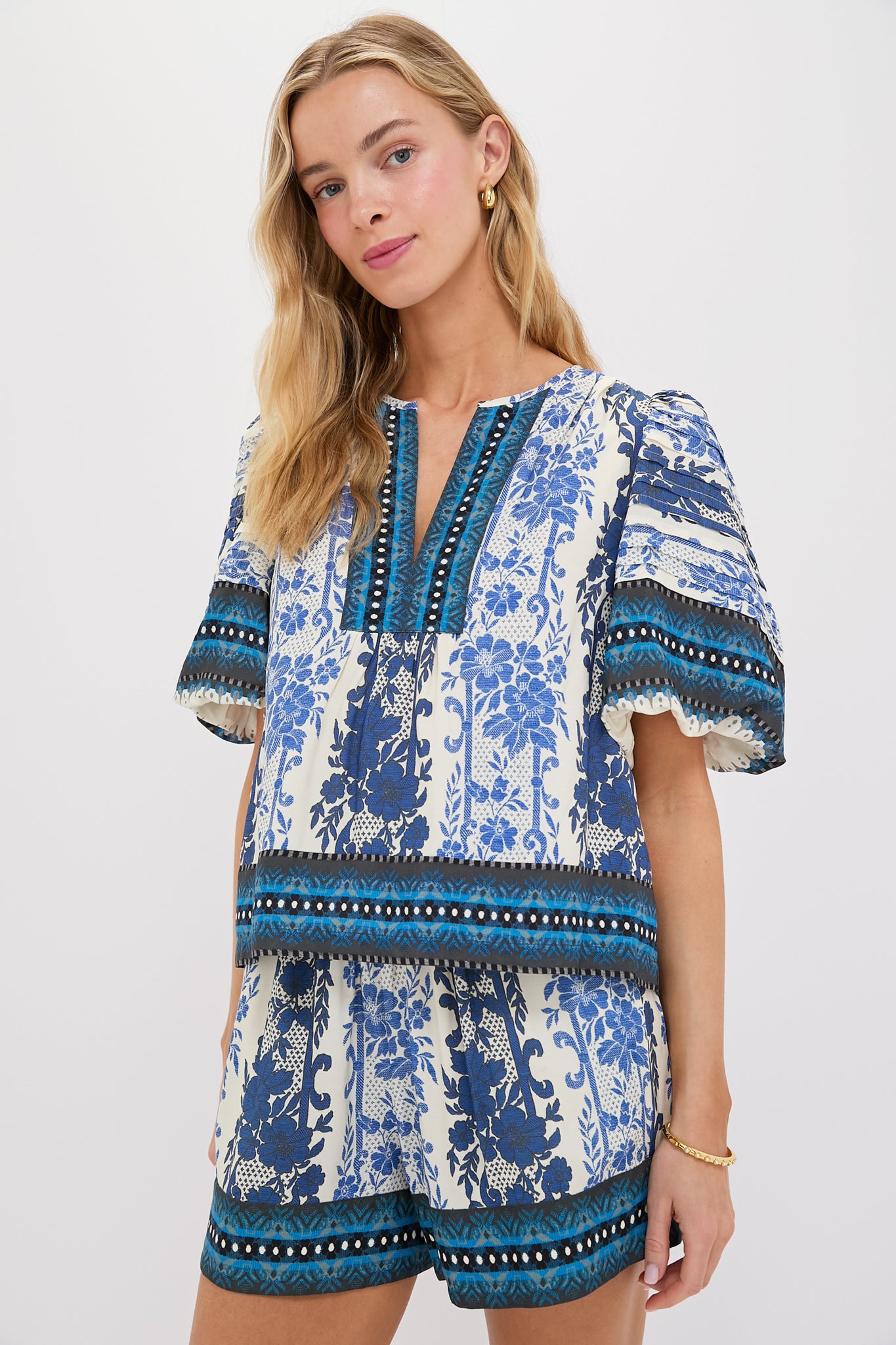 Bondi Blues Viscose Dina Blouse-Get Girly