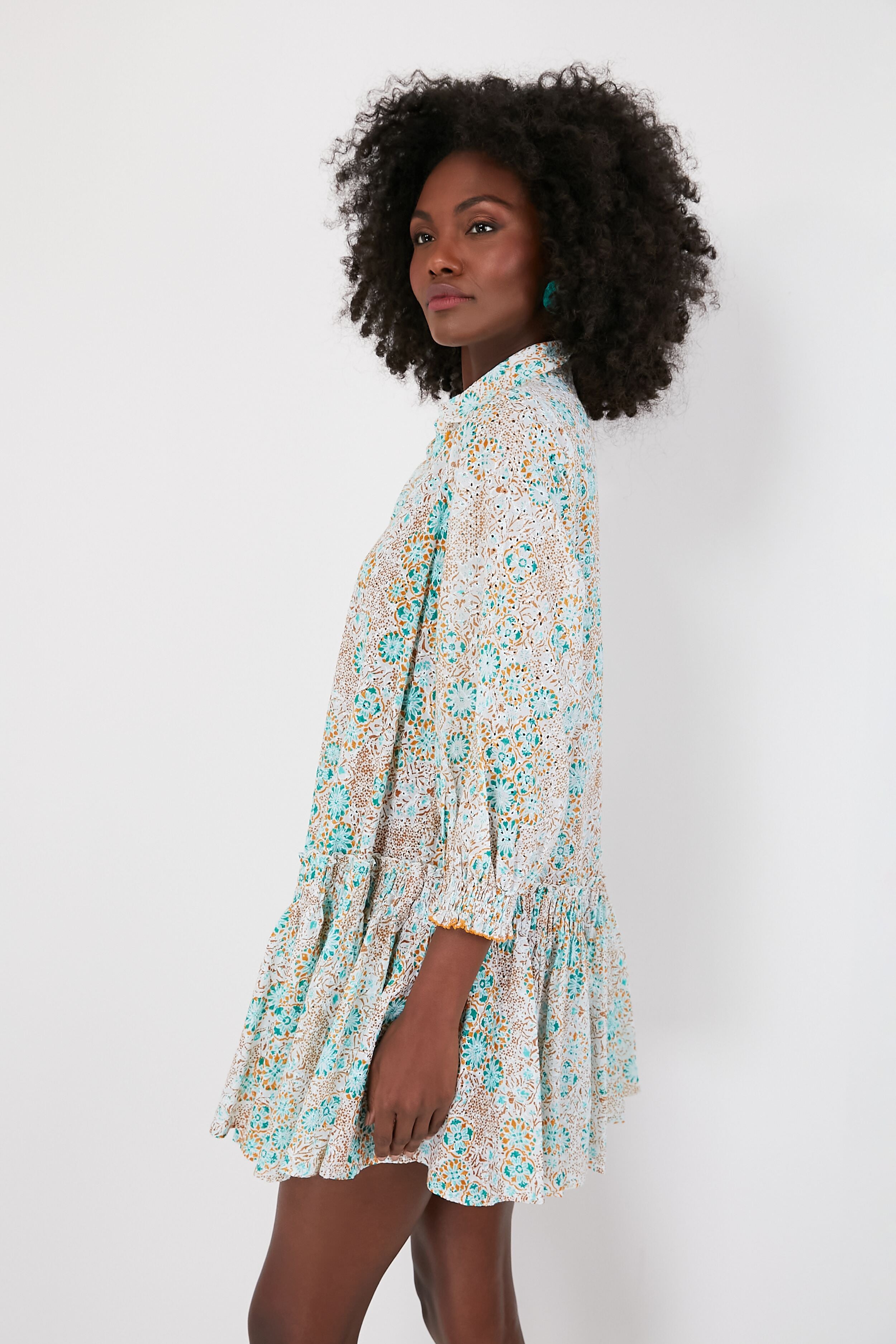 Aqua Ceramique Tesorino Mini Dress-Get Girly