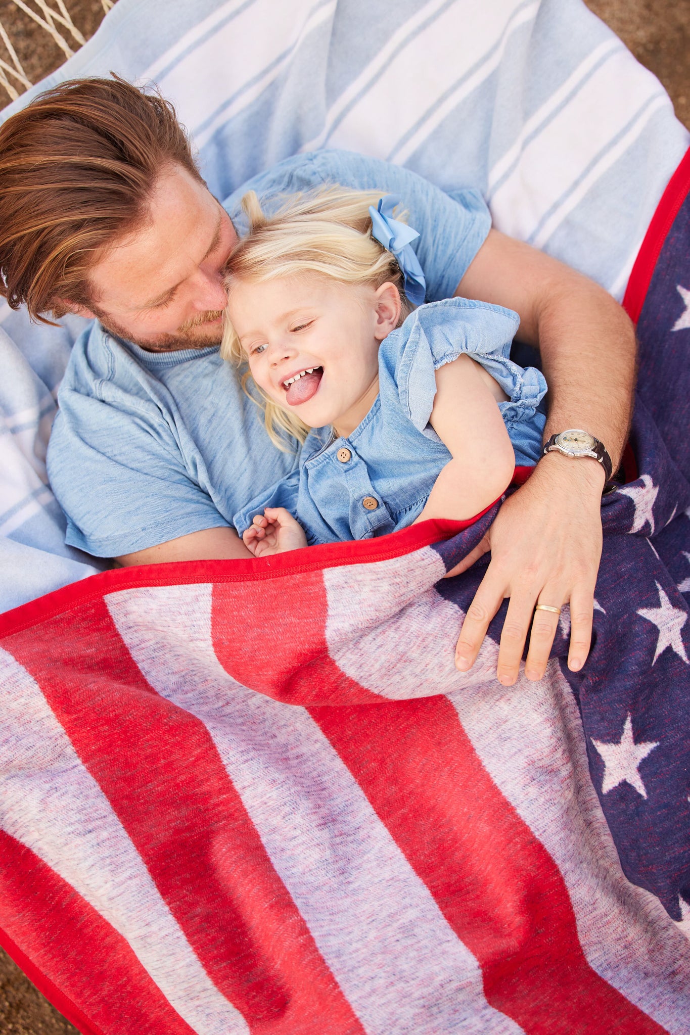 American Flag Blanket-Get Girly