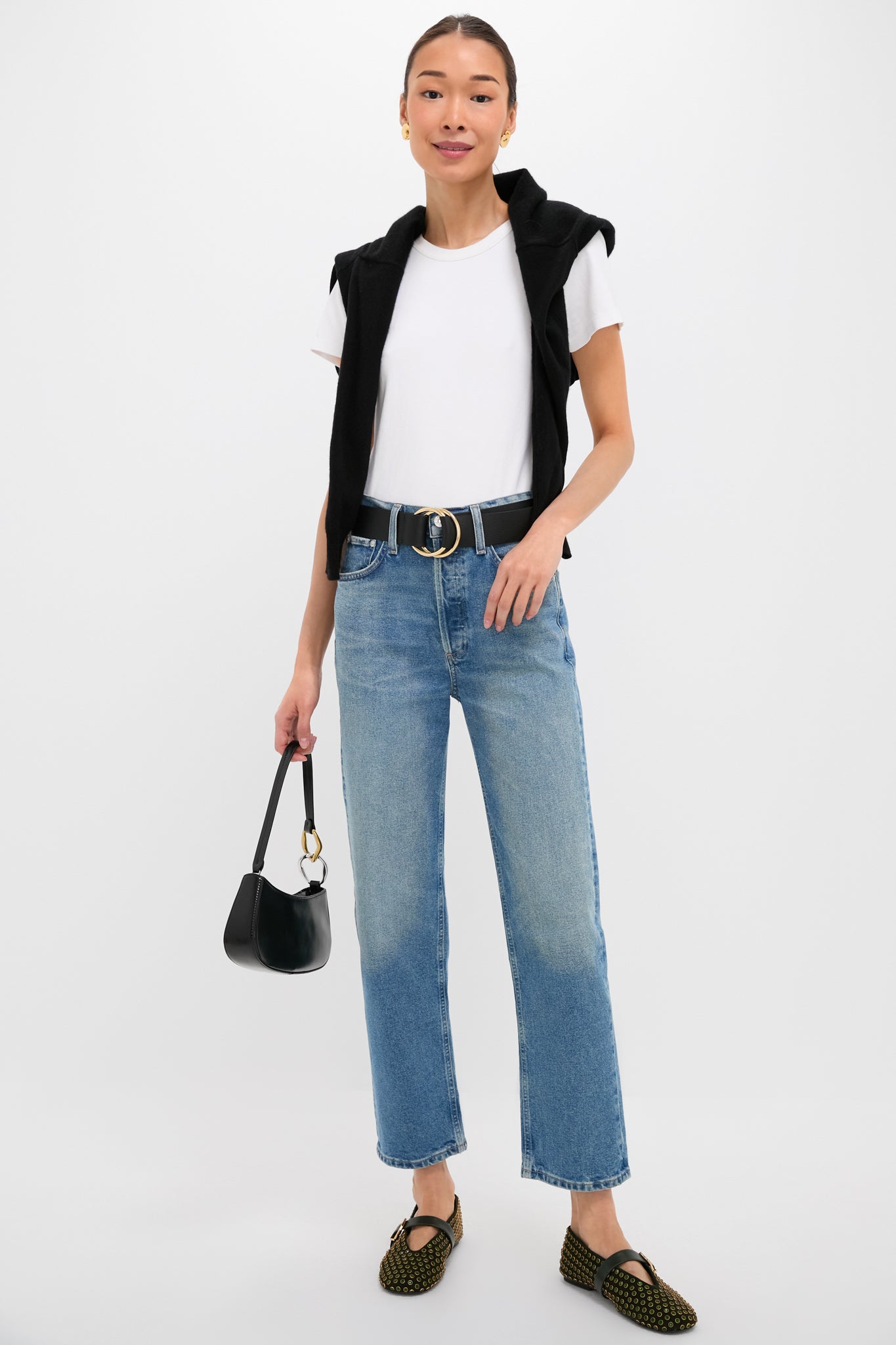 Black and Gold Tumble Belt-Get Girly