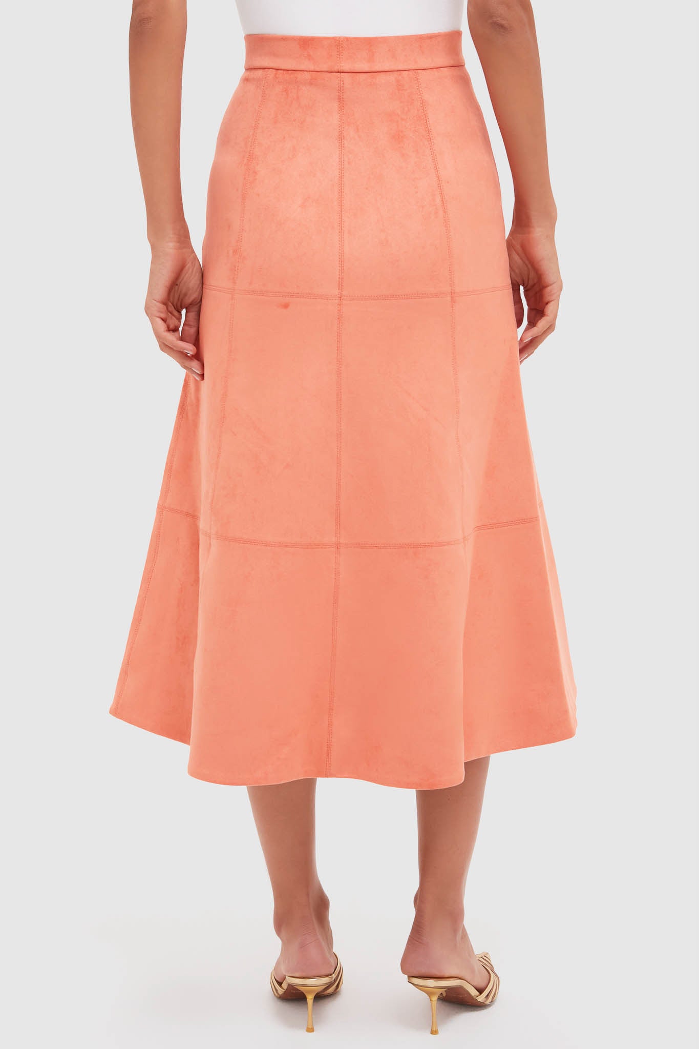 Amber Suede Bently Midi Skirt-Get Girly