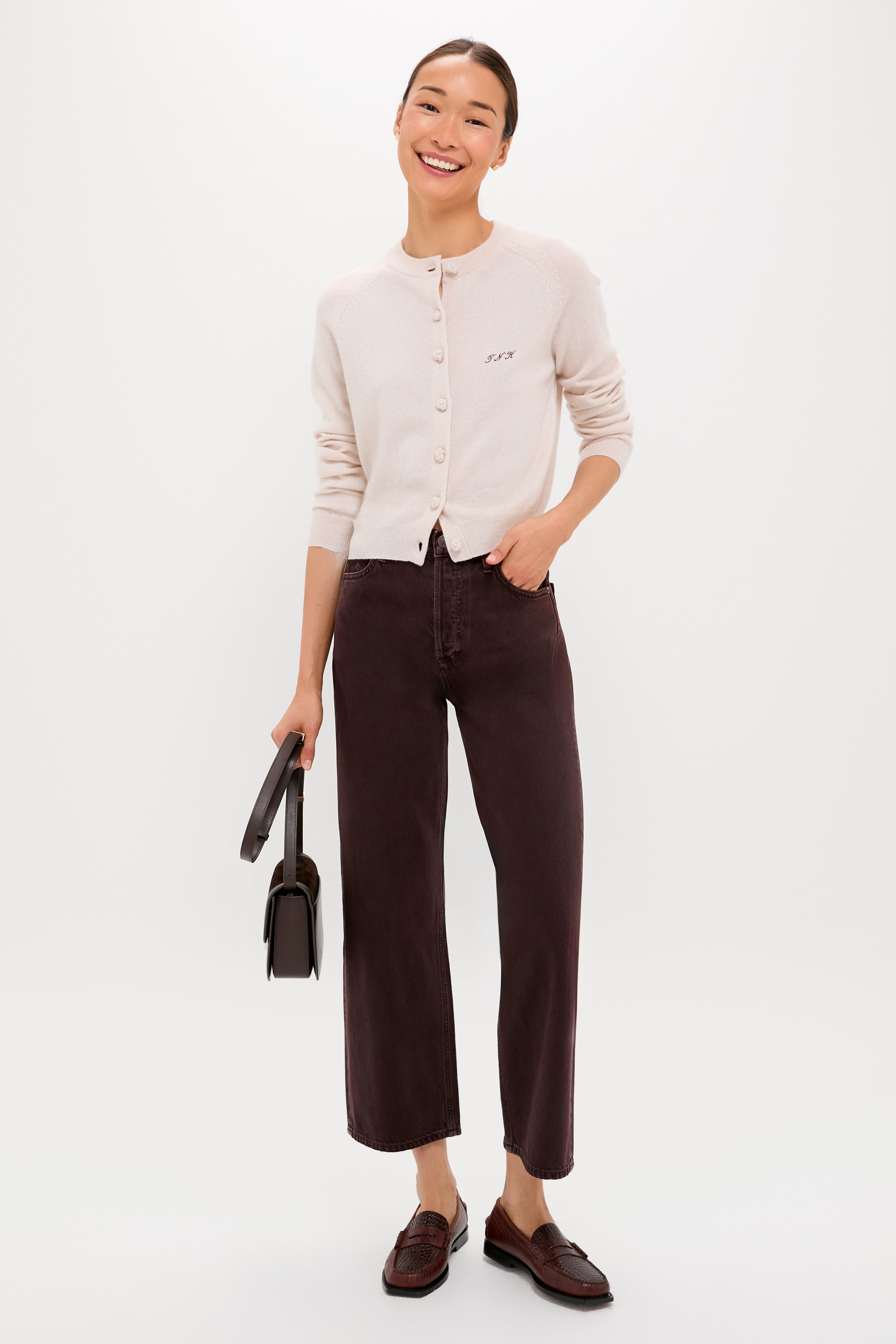 Brown Madison Crocodile Loafers-Get Girly