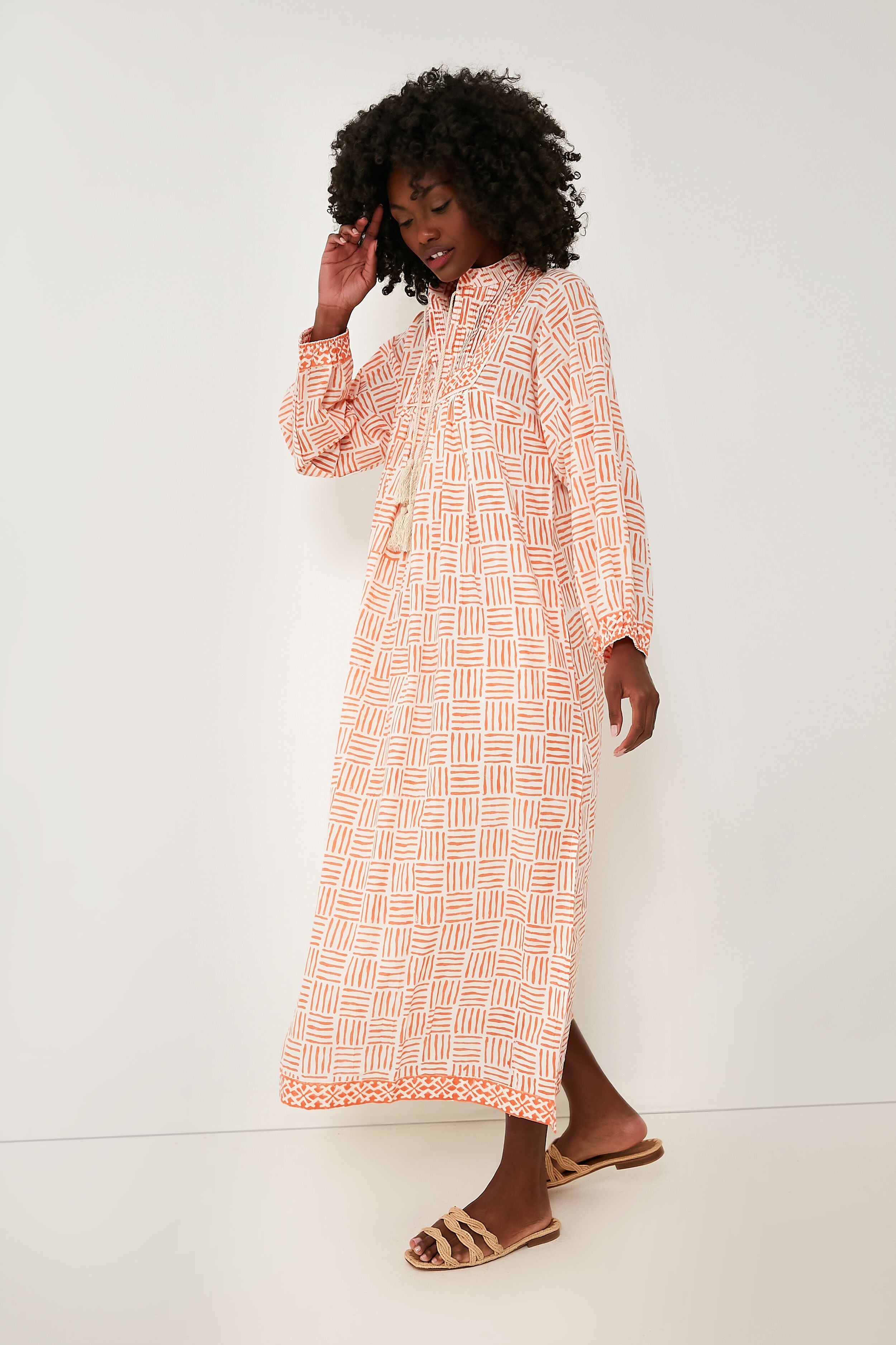 Coral Endless Summer Kaftan-Get Girly