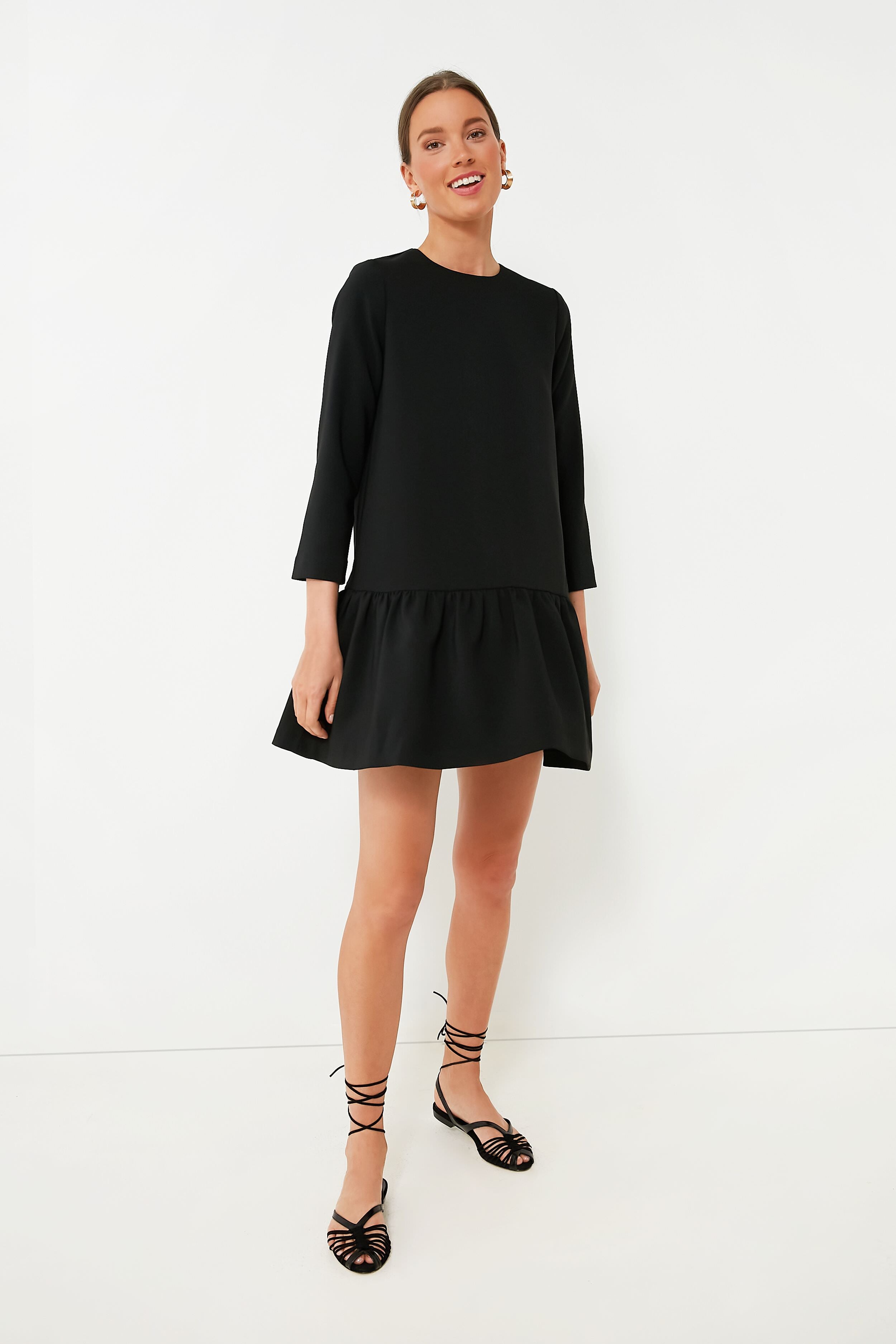 Black Cage Sandals-Get Girly