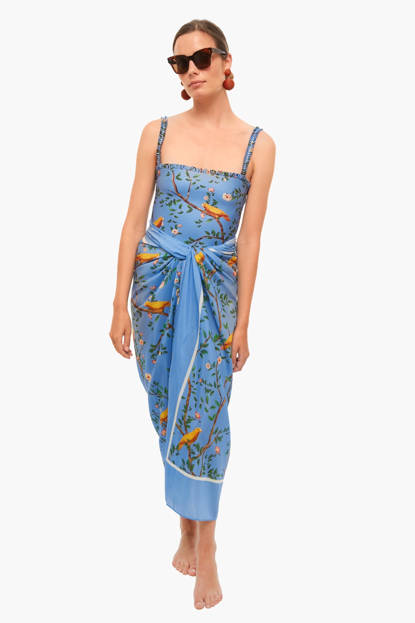 Azul Cotton Silk Lavanda Pareo-Get Girly