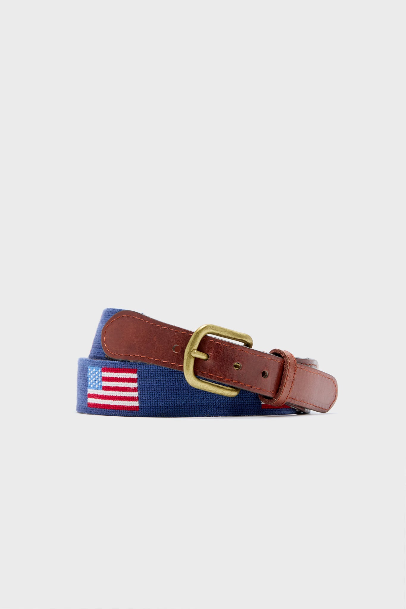 American Flag Needlepoint Belt-Get Girly