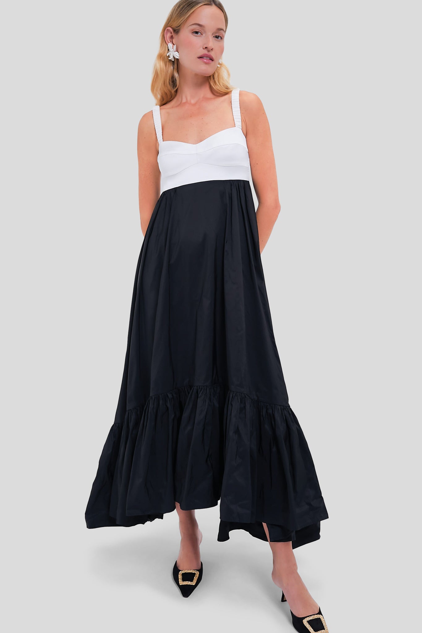 White Mila Earring-Get Girly