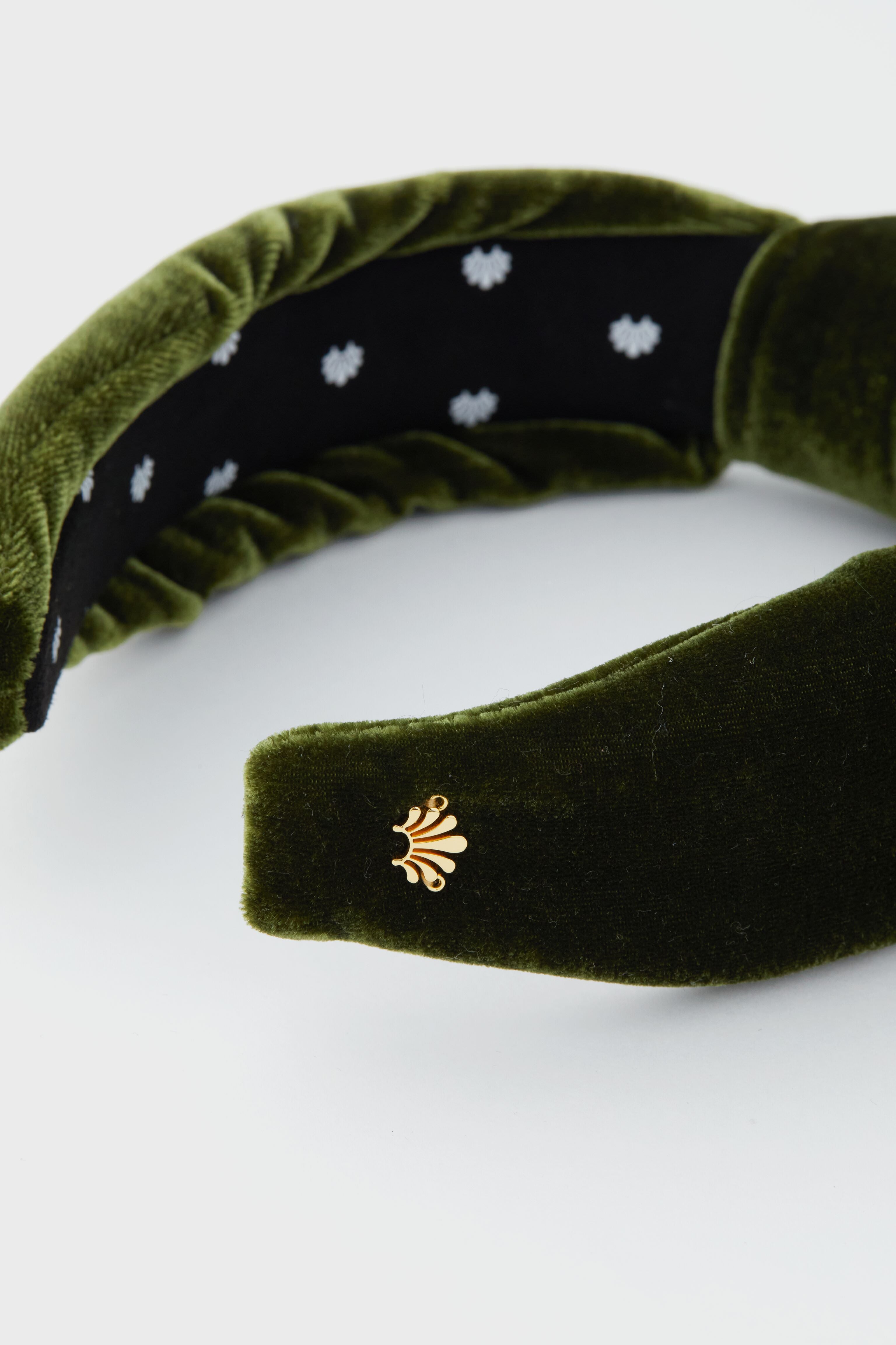 Alpine Velvet Knotted Headband-Get Girly