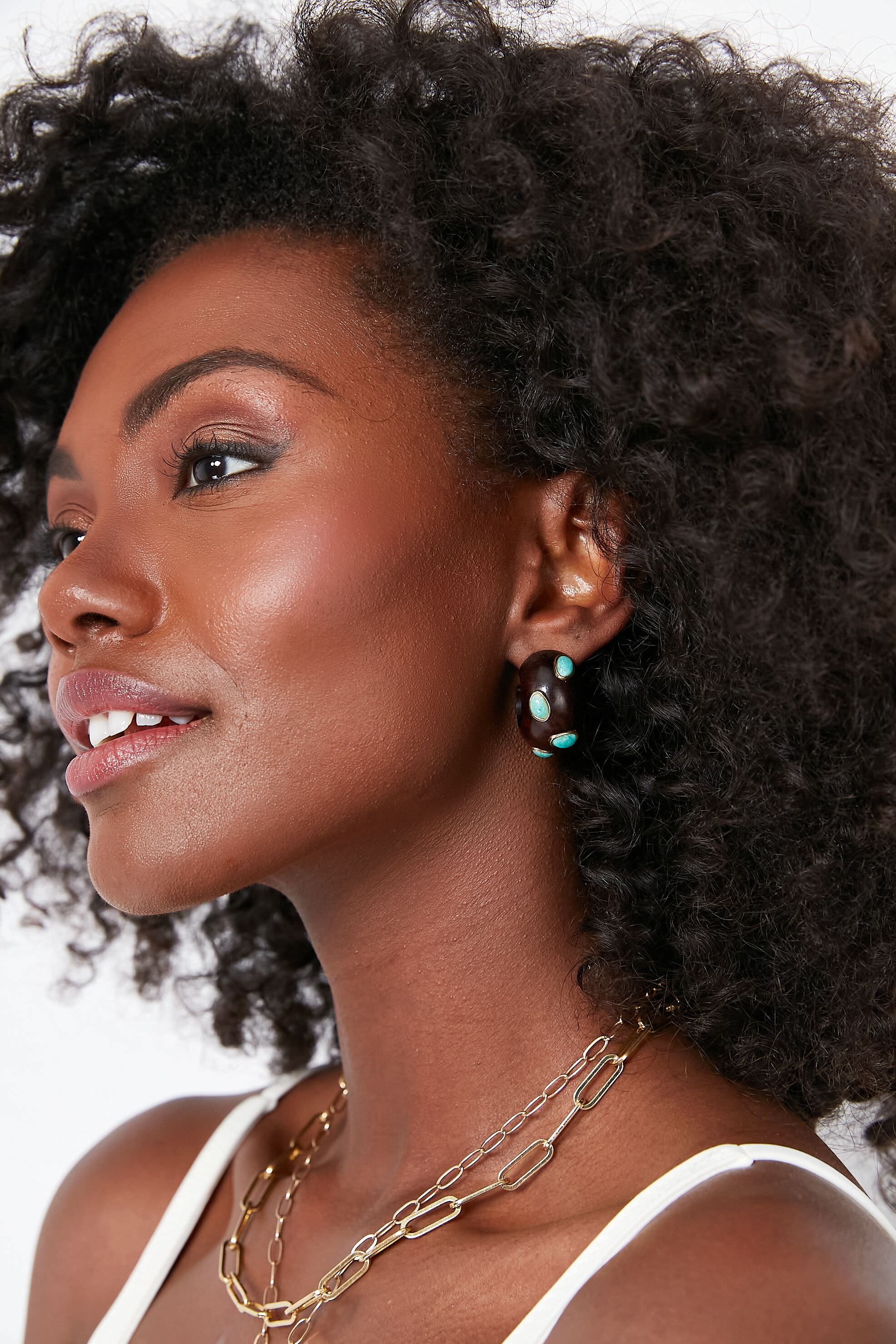 Amazonite Acacia Earrings-Get Girly