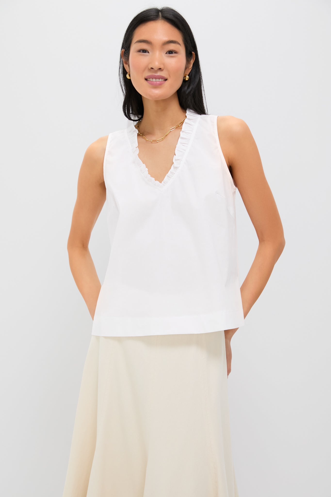 White Veronica Top-Get Girly