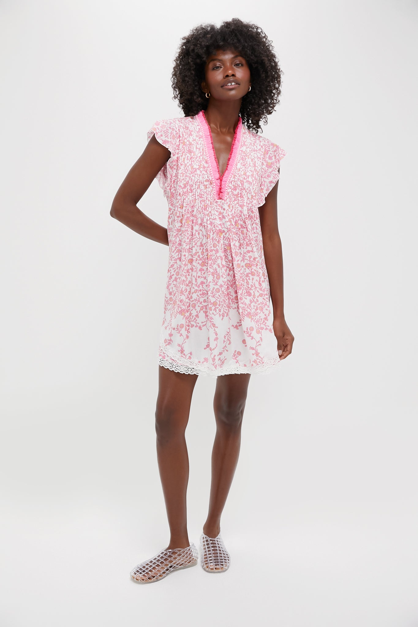 Pink Lazuli Sasha Mini Dress-Get Girly