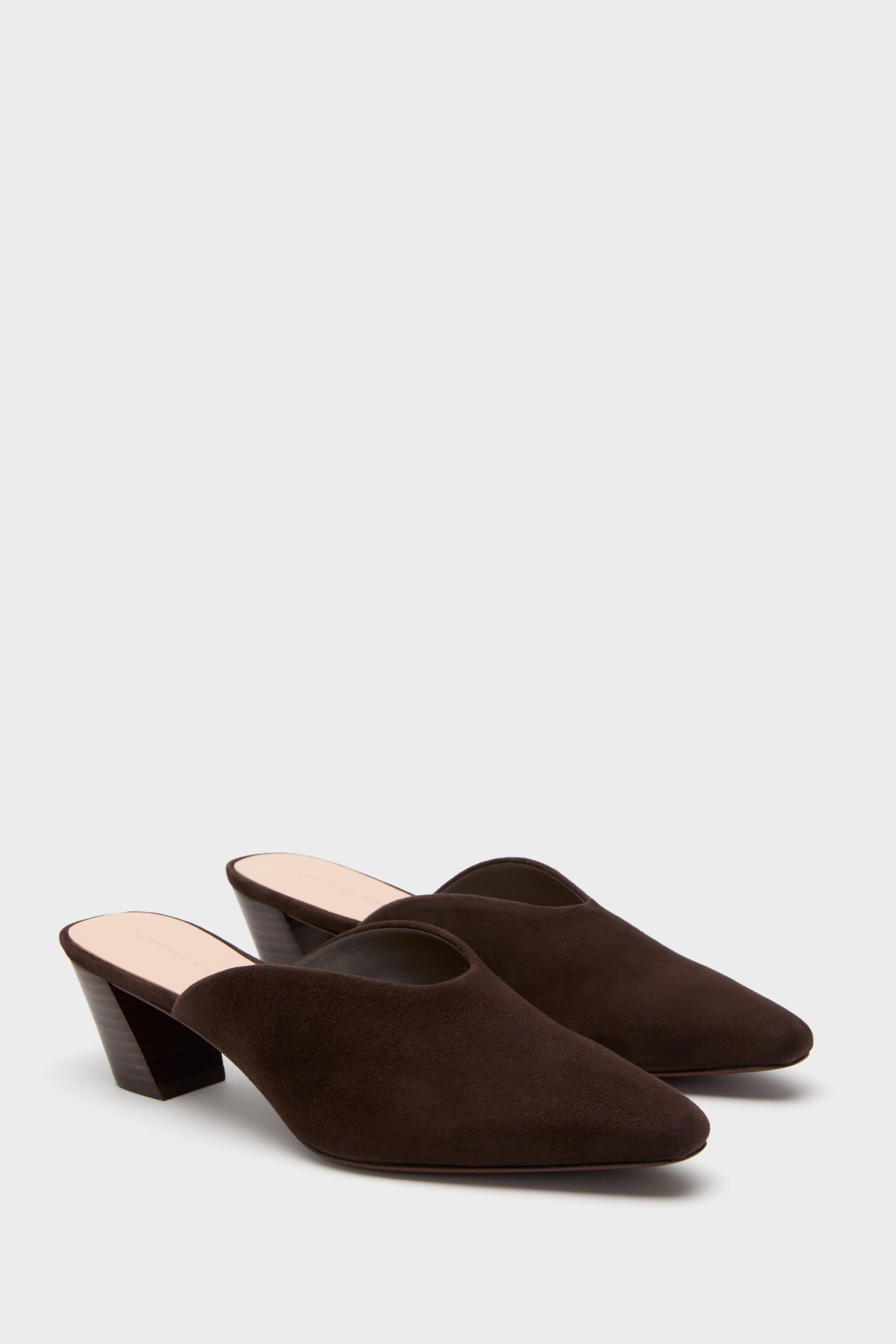 Tmoro Suede Perry Heels-Get Girly