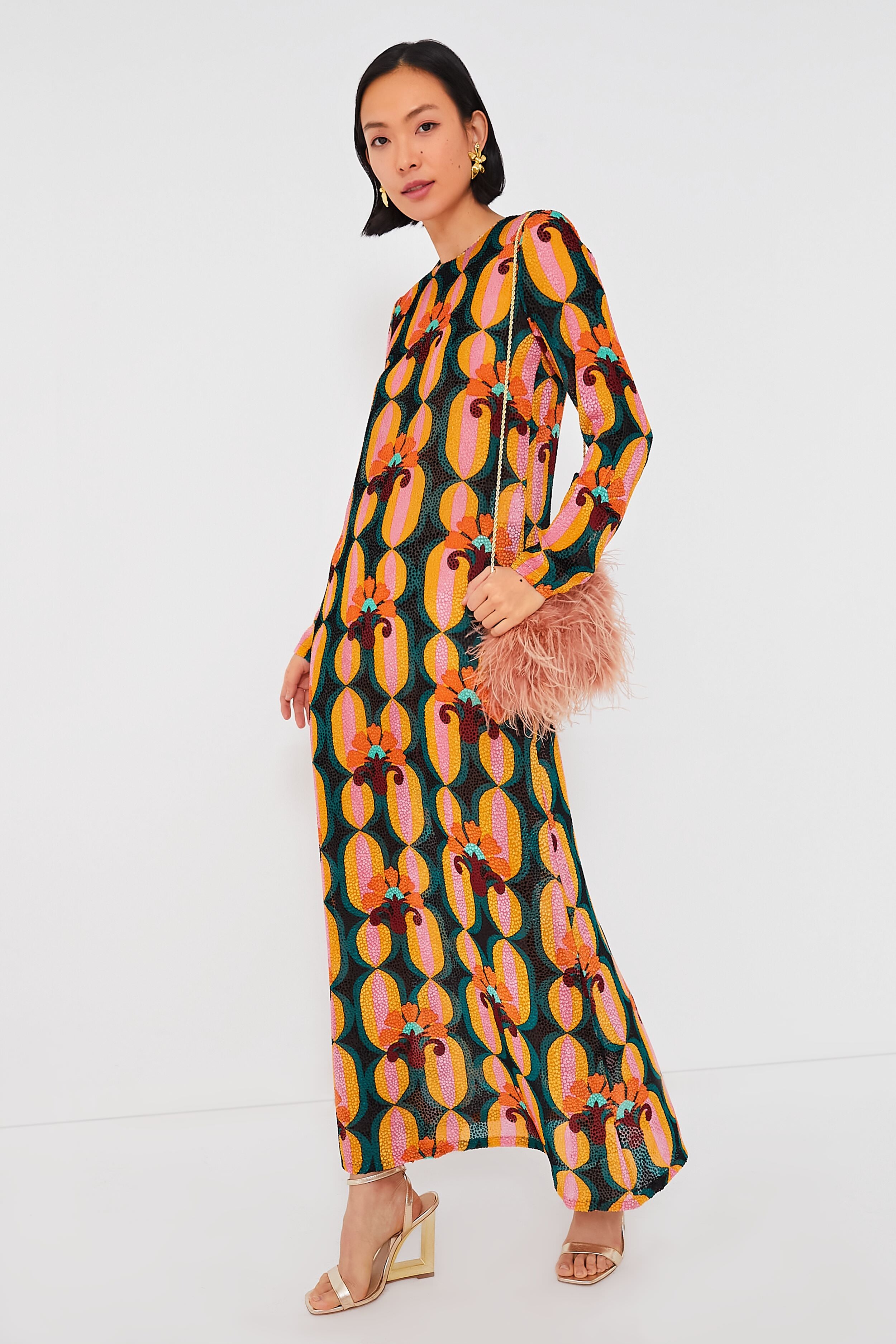 Arcturus Long Sleeve Swing Dress-Get Girly