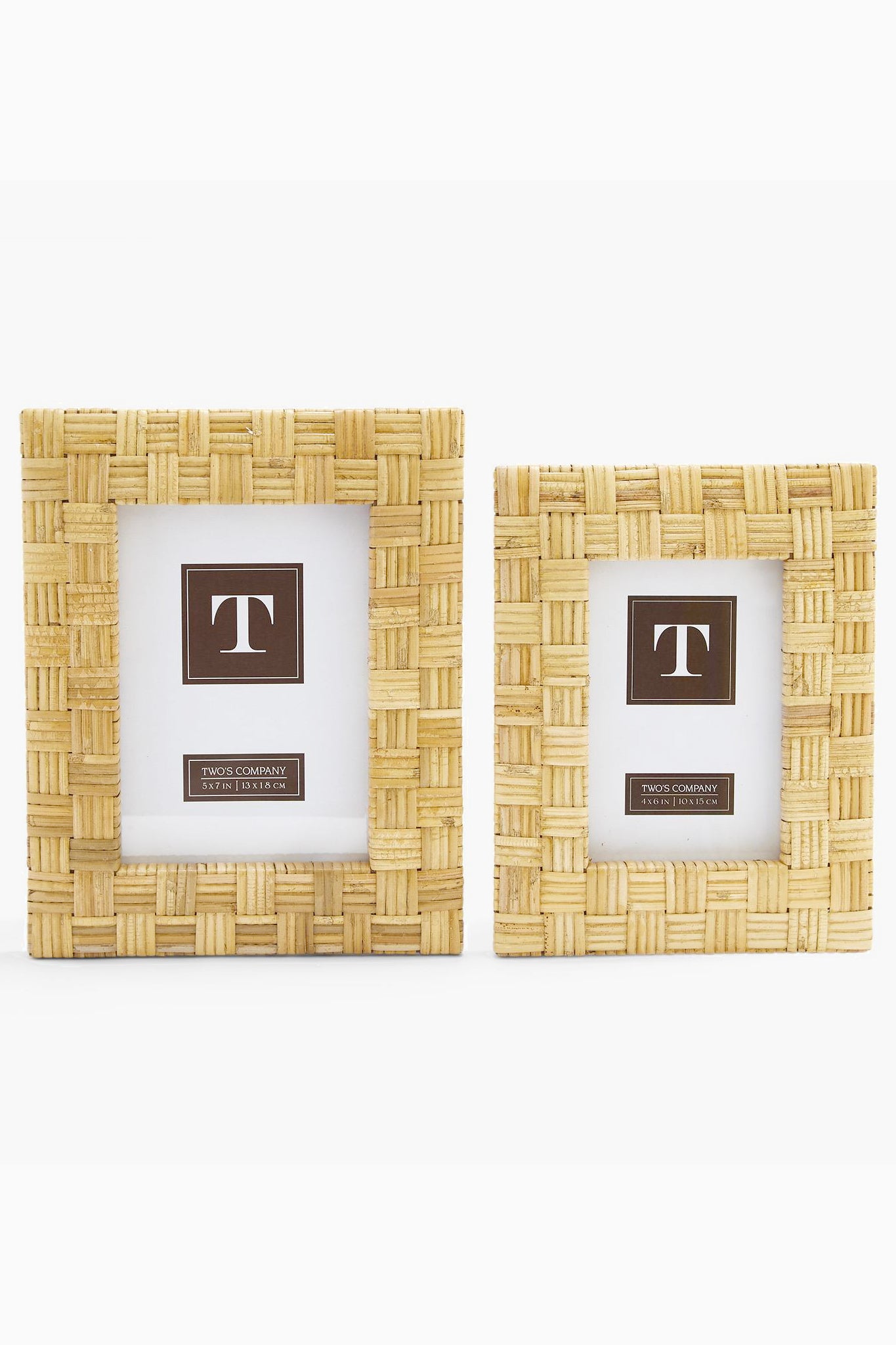 Woven Rattan 5x7 Picture Frame-Get Girly