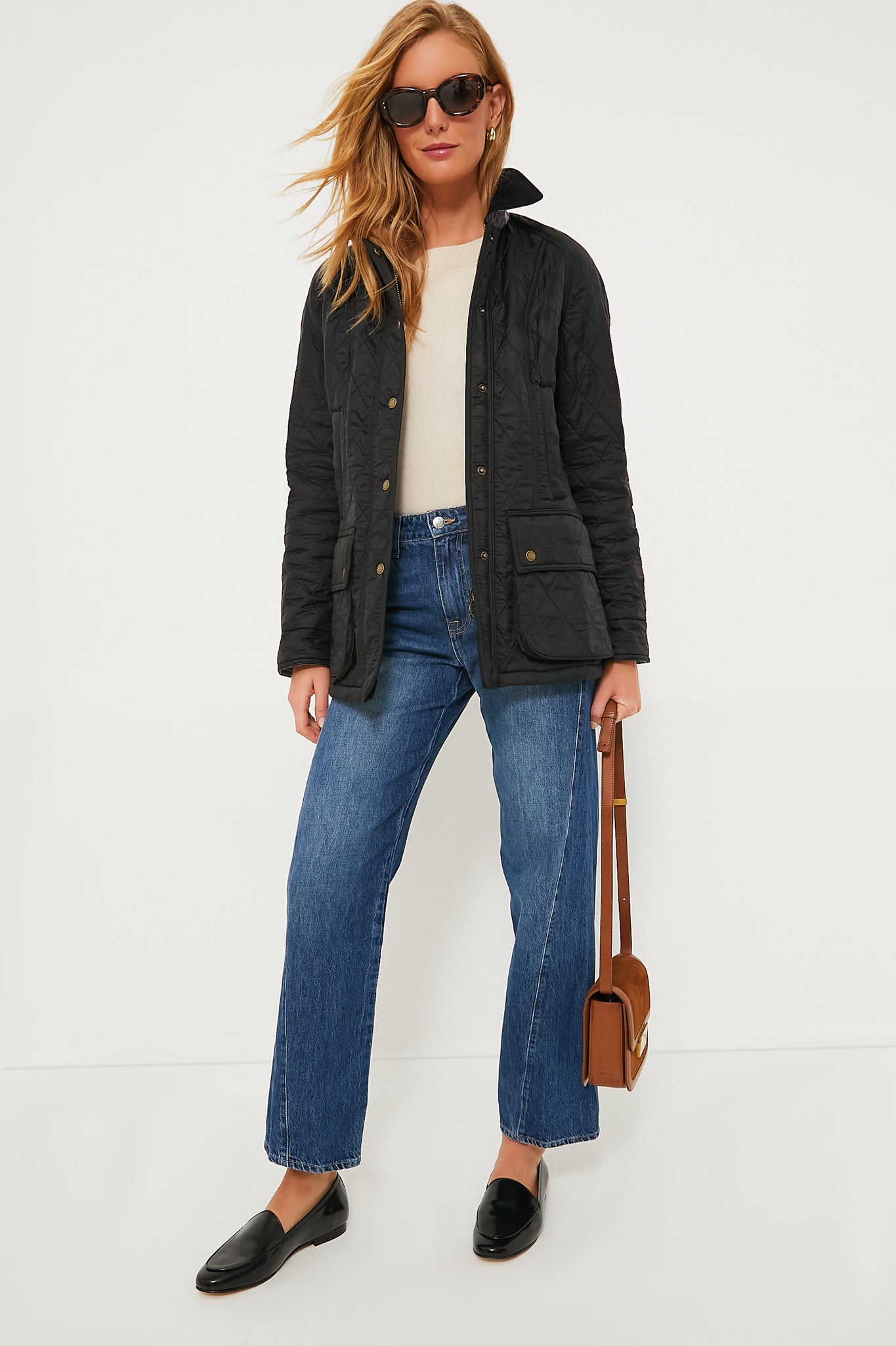 Black Beadnell Polarquilt Jacket-Get Girly