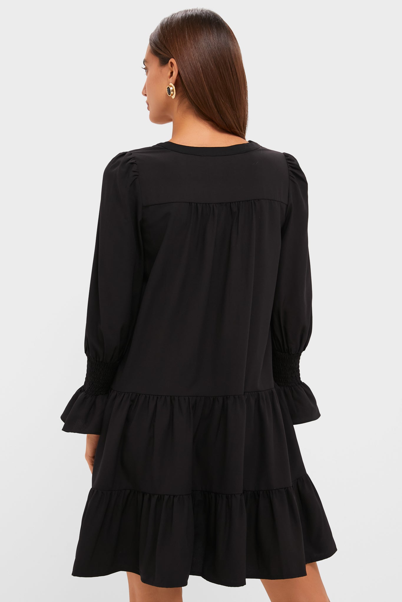 Black Crepe Kenzo Dress-Get Girly