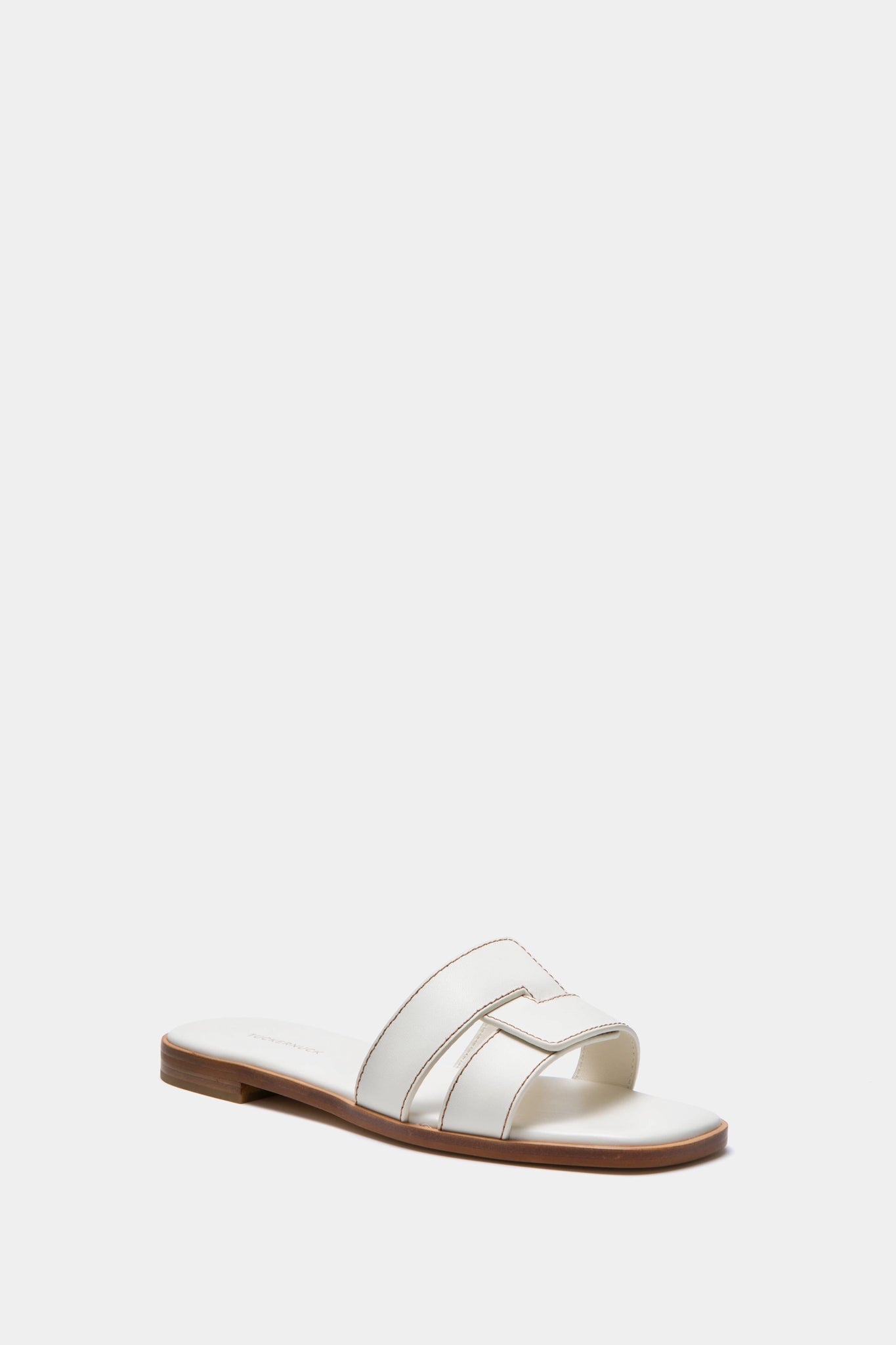 White Leather Muse Sandals-Get Girly