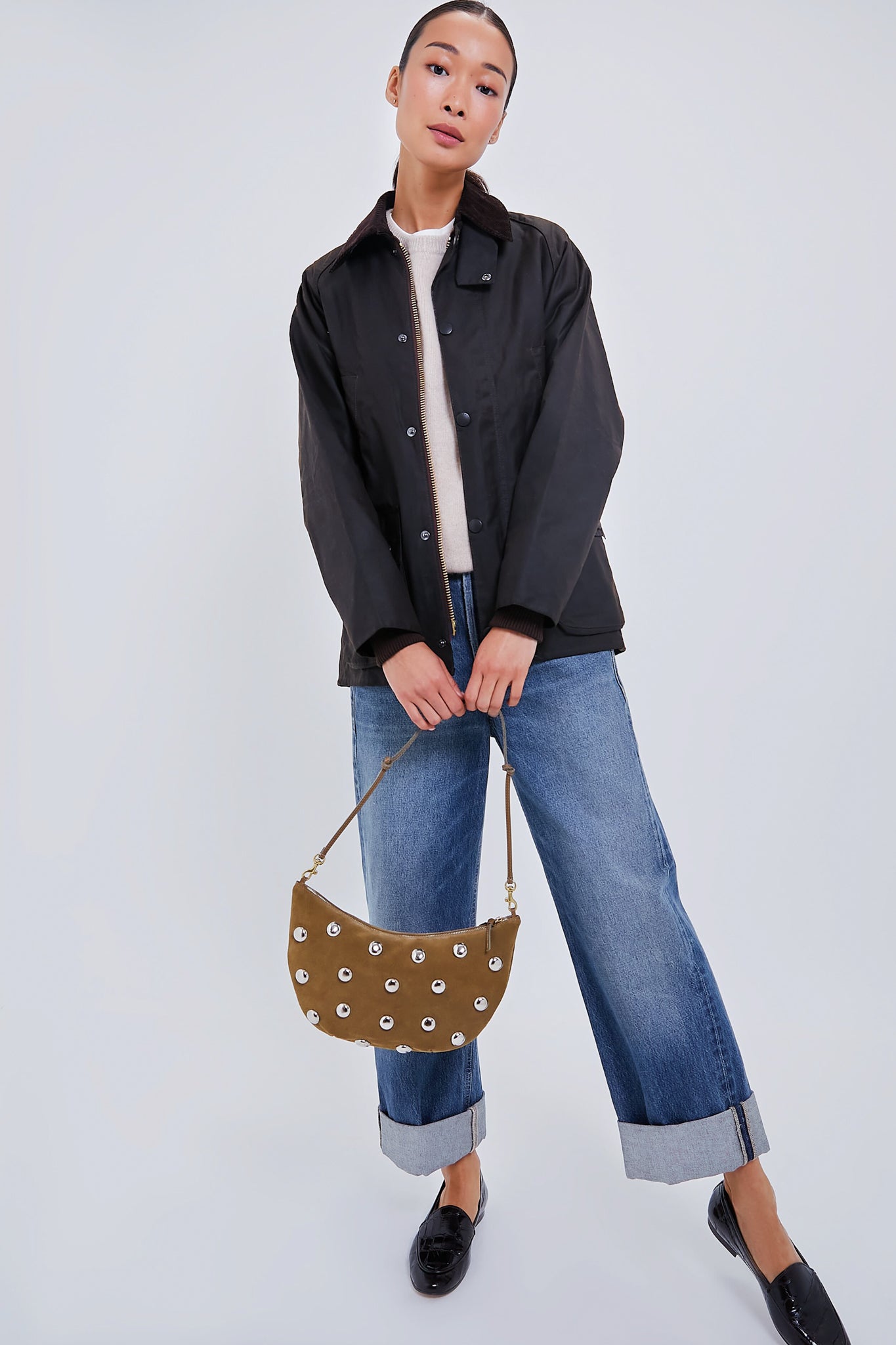 Womens Classic Bedale Wax Jacket-Get Girly